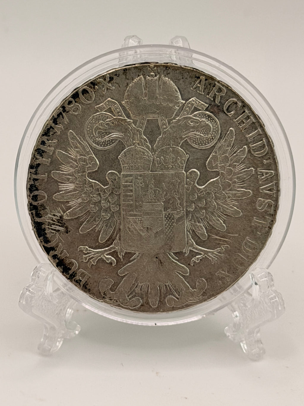 1780 Austria 1 Thaler Maria Theresia Posthumous Coin