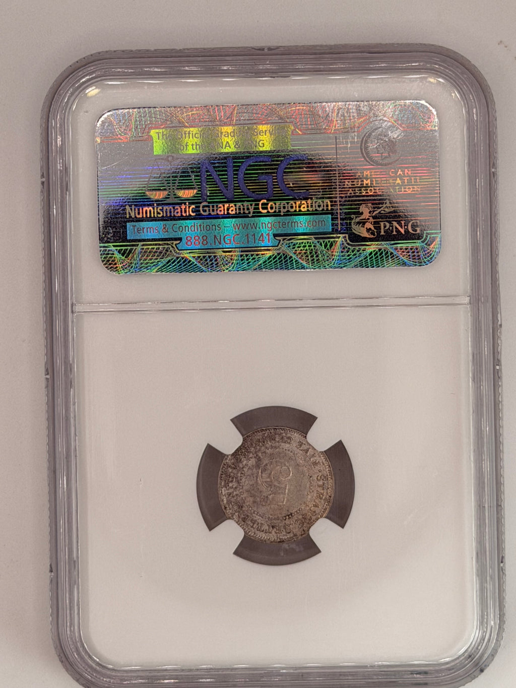 1884 年 - 海峡 5 分 AU58