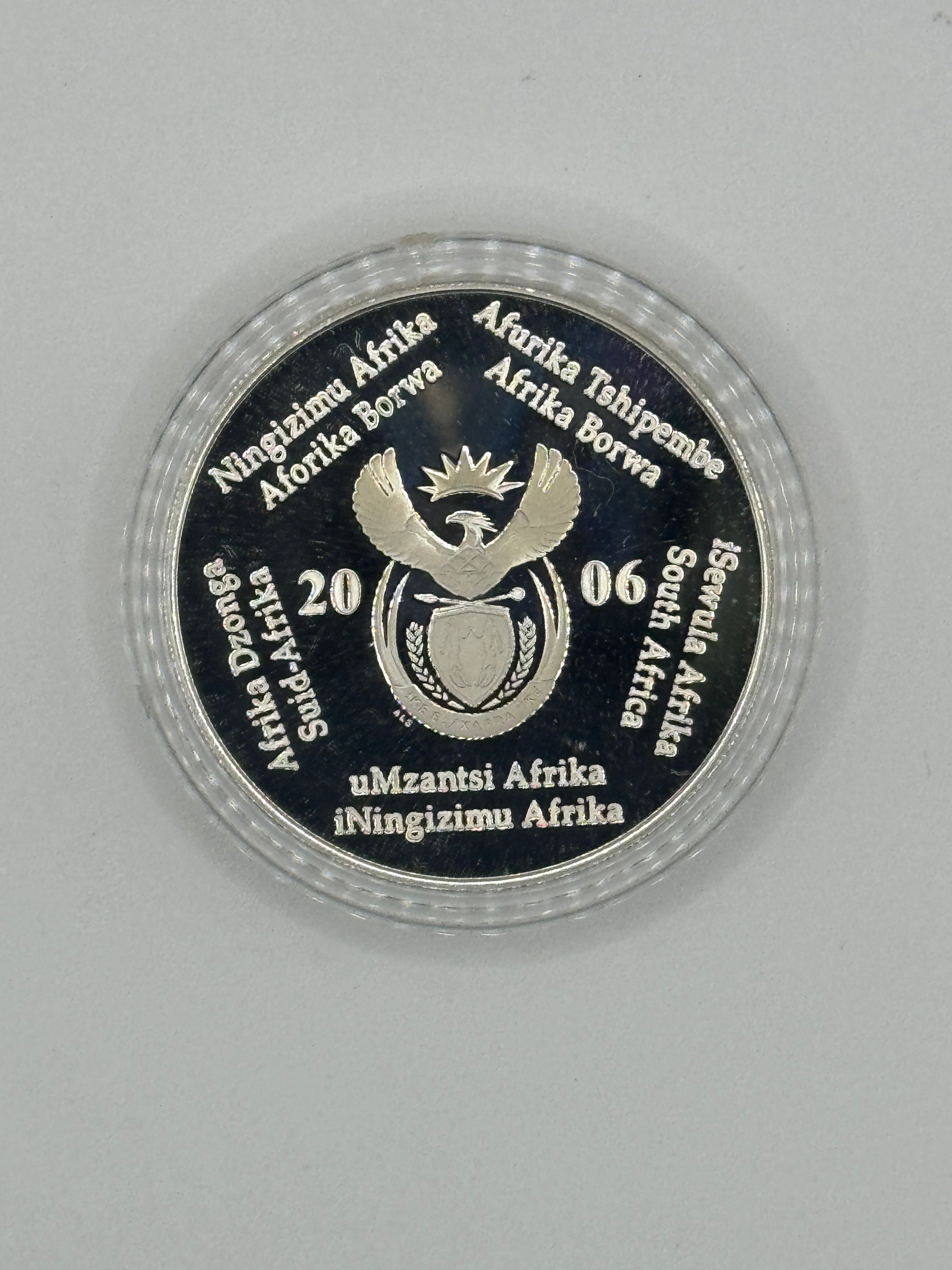 2006 South Africa R2 FIFA World Cup Silver Coin