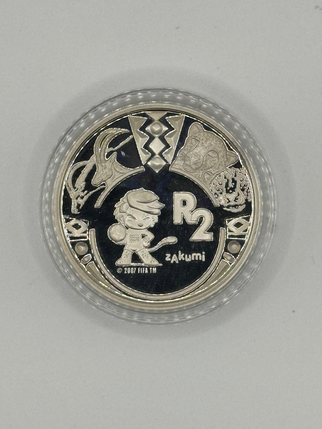 2009 South Africa R2 FIFA World Cup Silver Coin