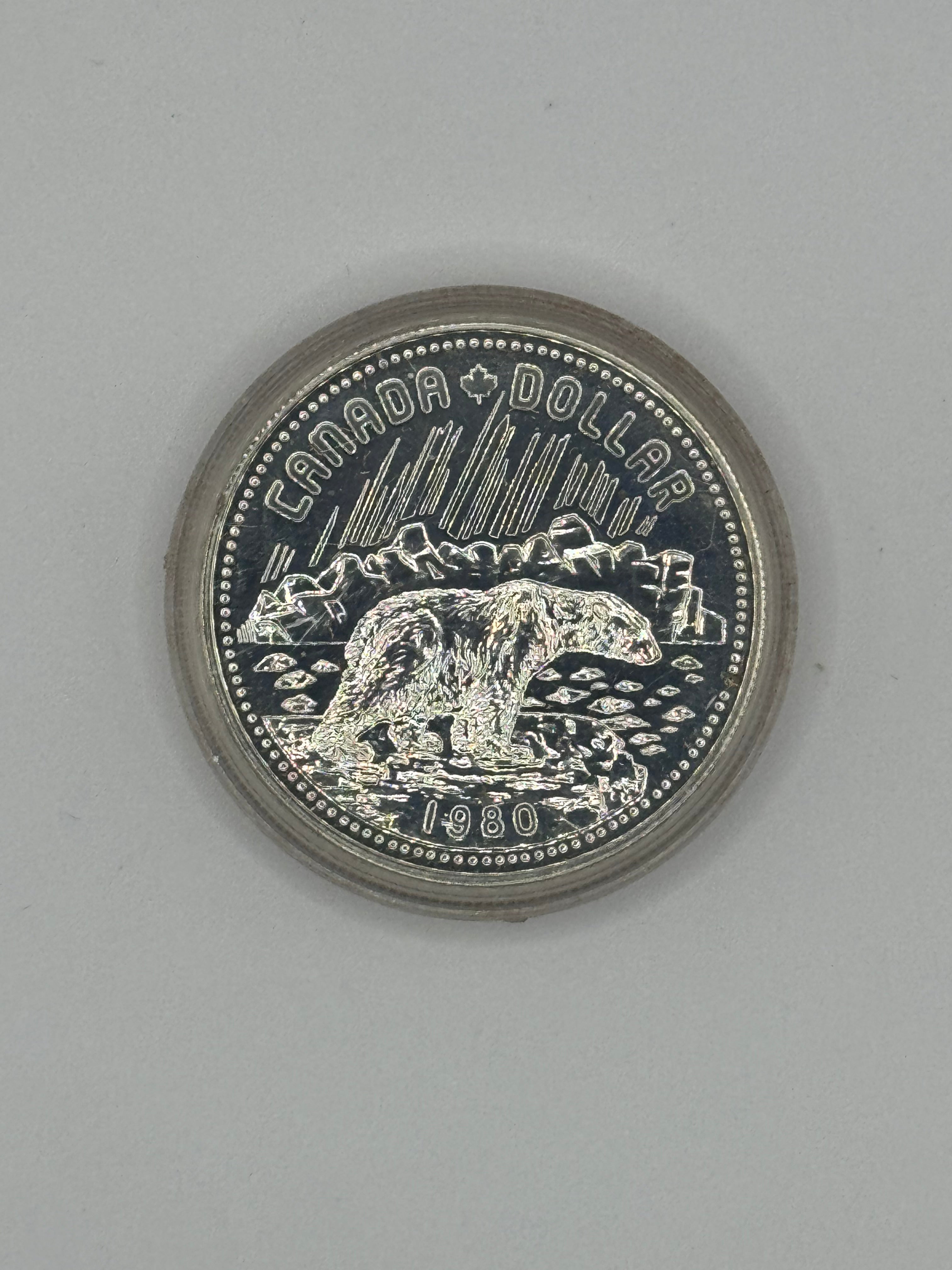 1980年 - 加拿大 1 元伊丽莎白二世北极领地