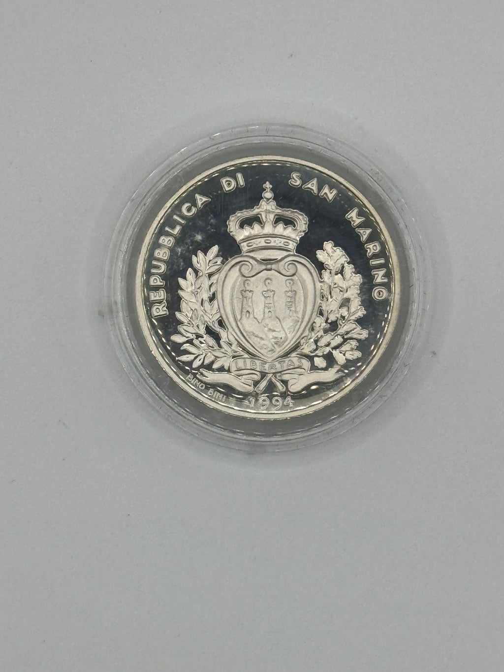 1994年 - 圣马力诺1000里拉银币