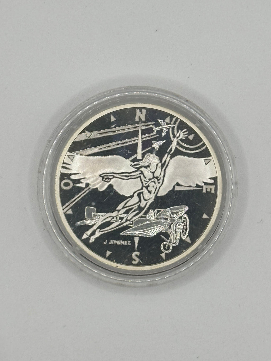 2000年法国10法郎飞行银币