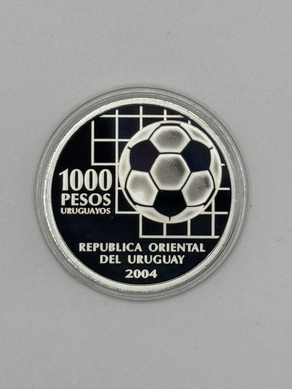 2004年 - 乌拉圭1000比索国际足联成立100周年银币