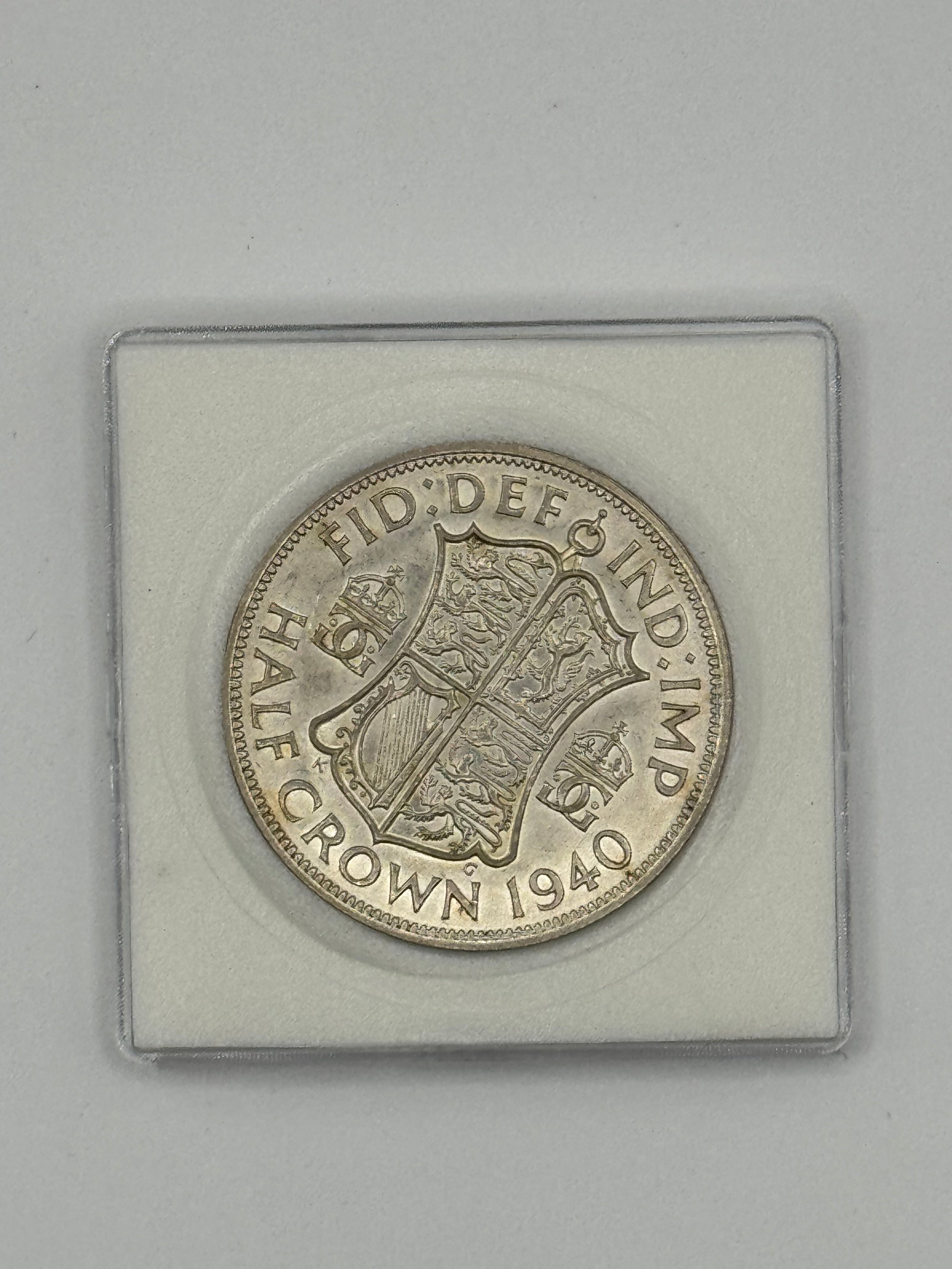 1936 - 1952 - Australia 1 Crown George VI Silver Coin