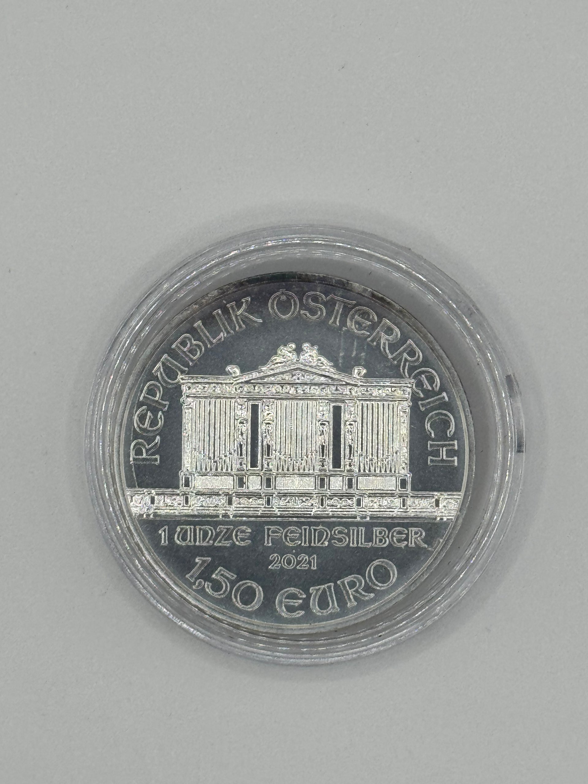 2021年- 奥地利150欧元维也纳爱乐乐团银币– Jade Dynasty Gallery