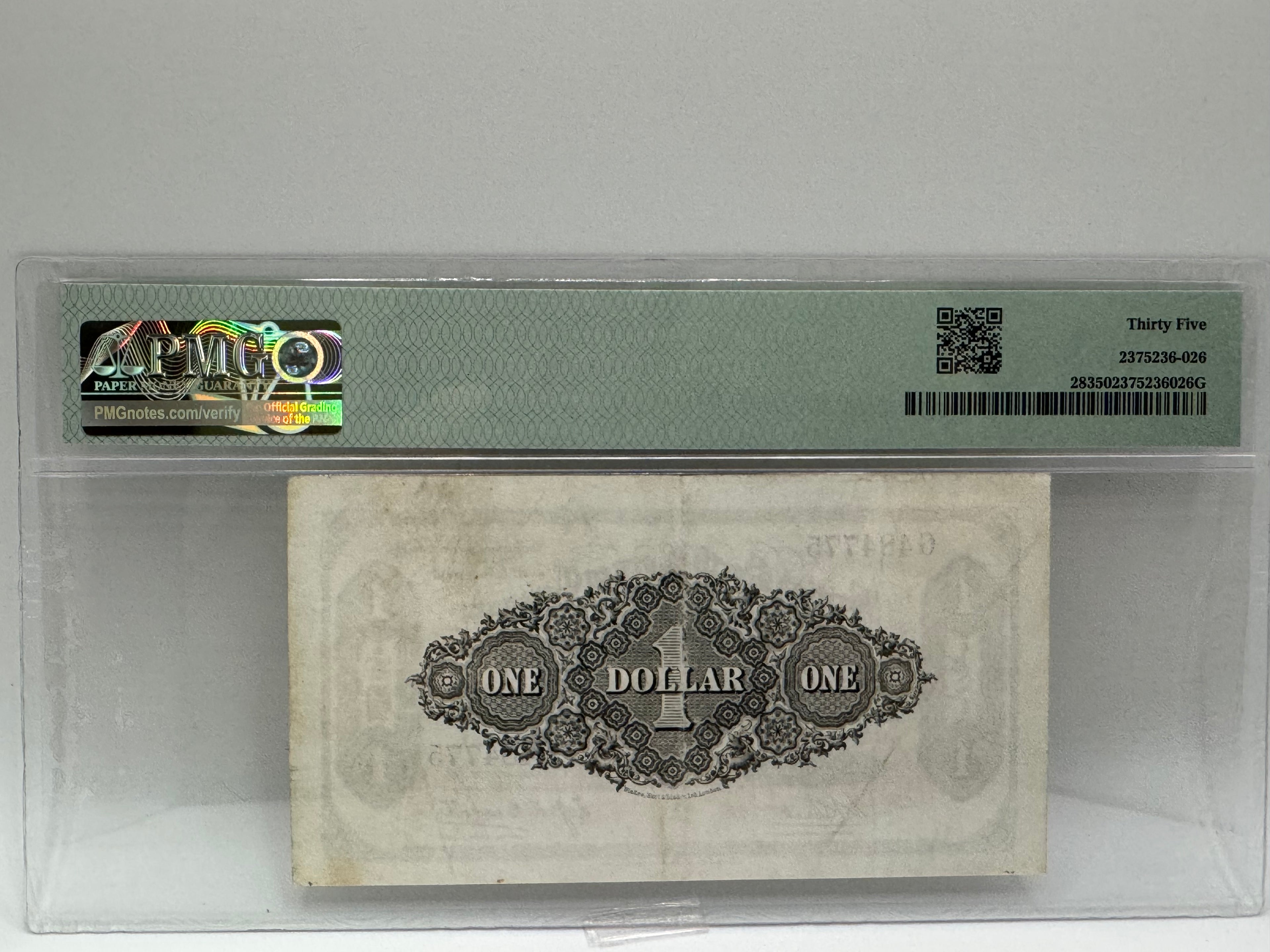 1936 British North Borneo $1 Bank Note