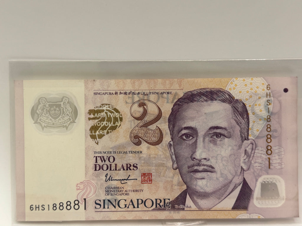 Singapore $2 Bank Note