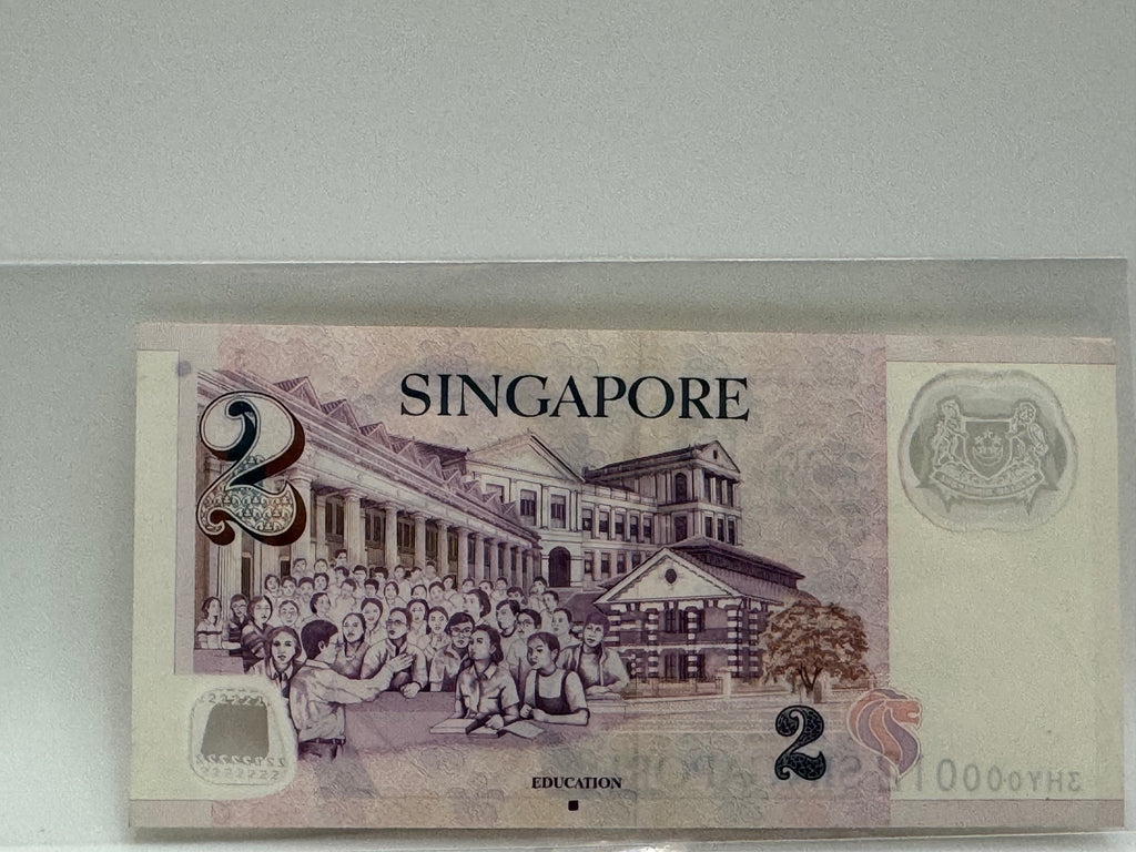 Singapore $2 Bank Note