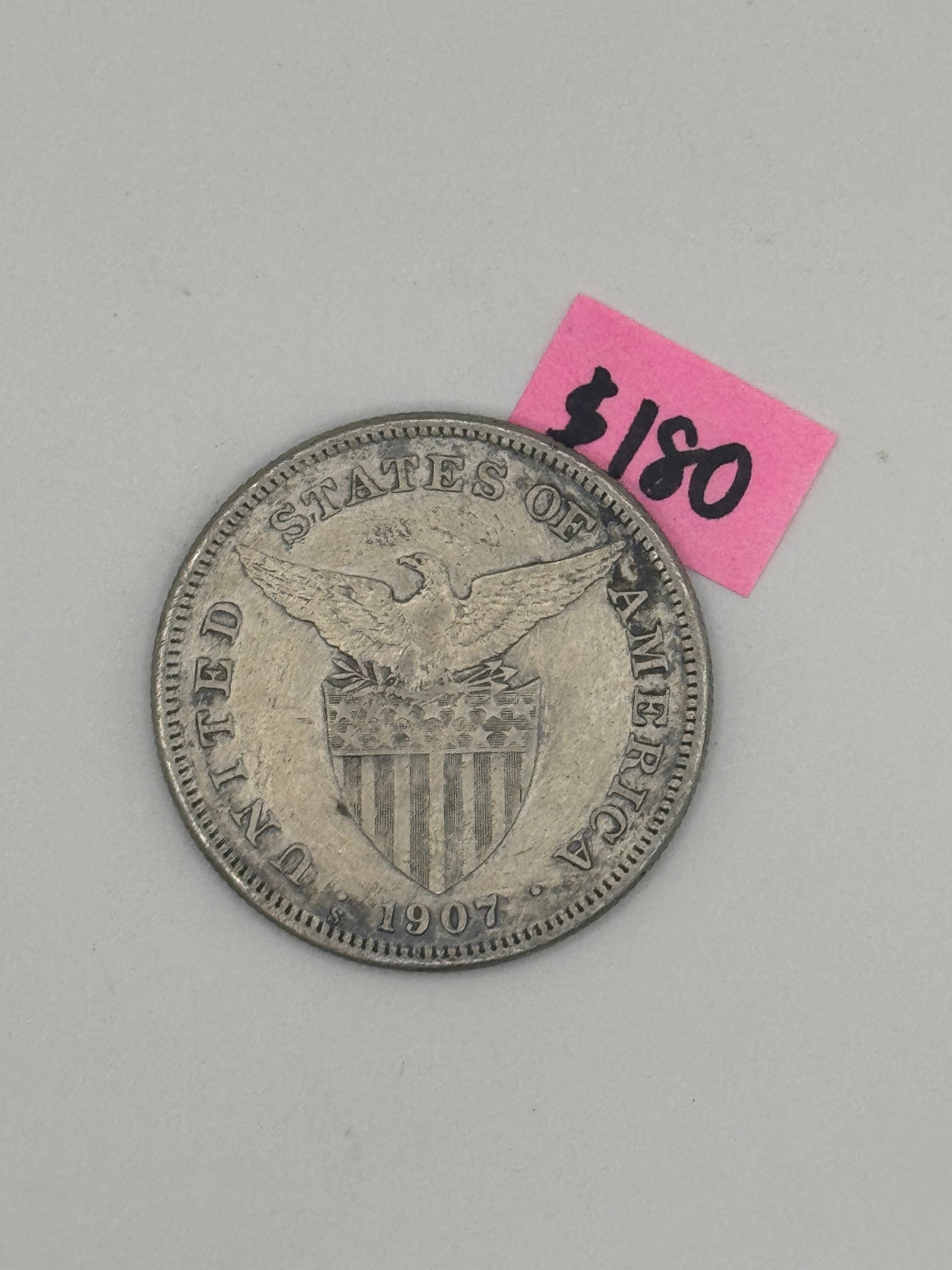 1907 - USA 1 Peso
