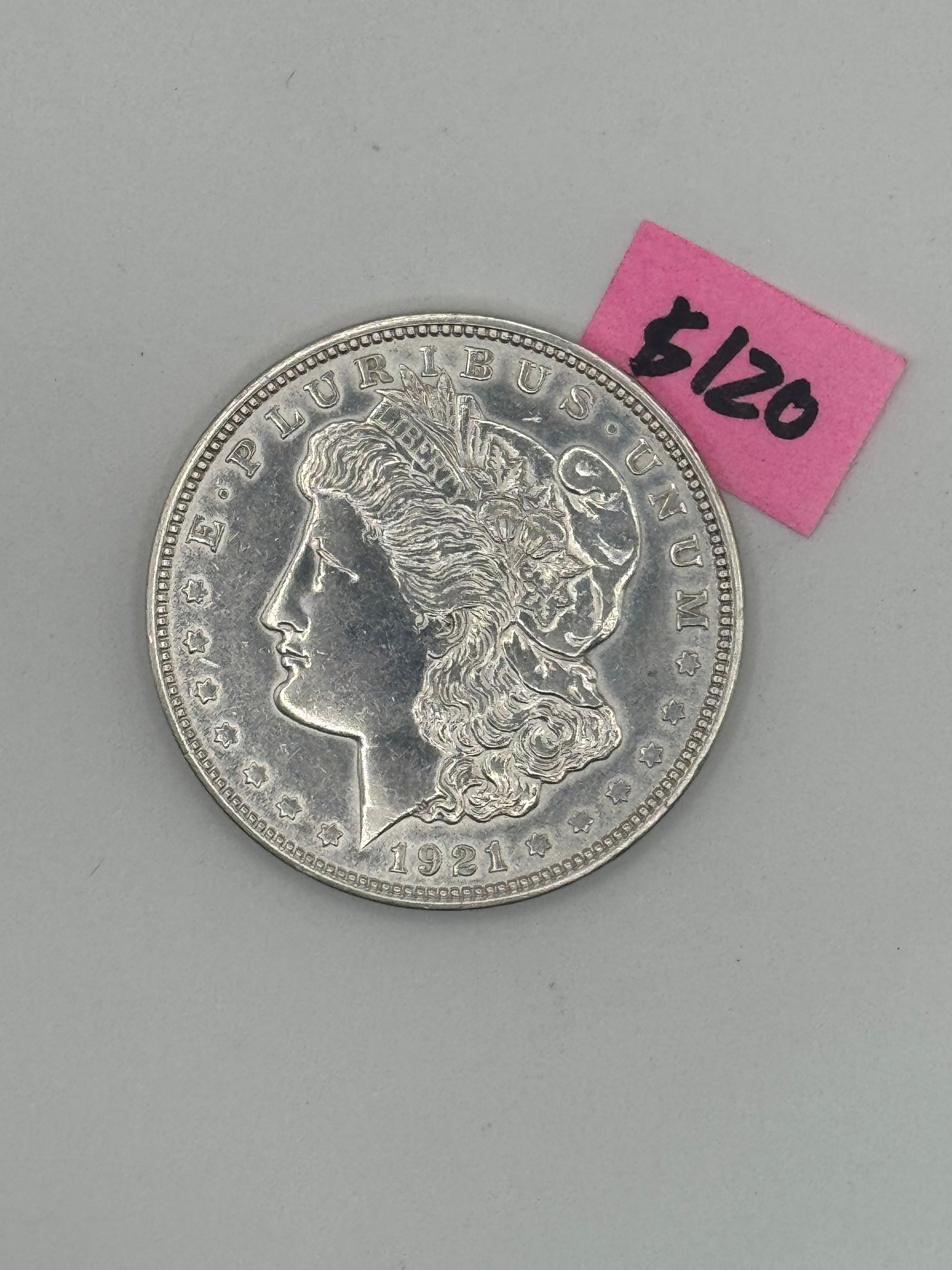 1878 - 1921 - US $1 Morgan Dollar Silver Coin