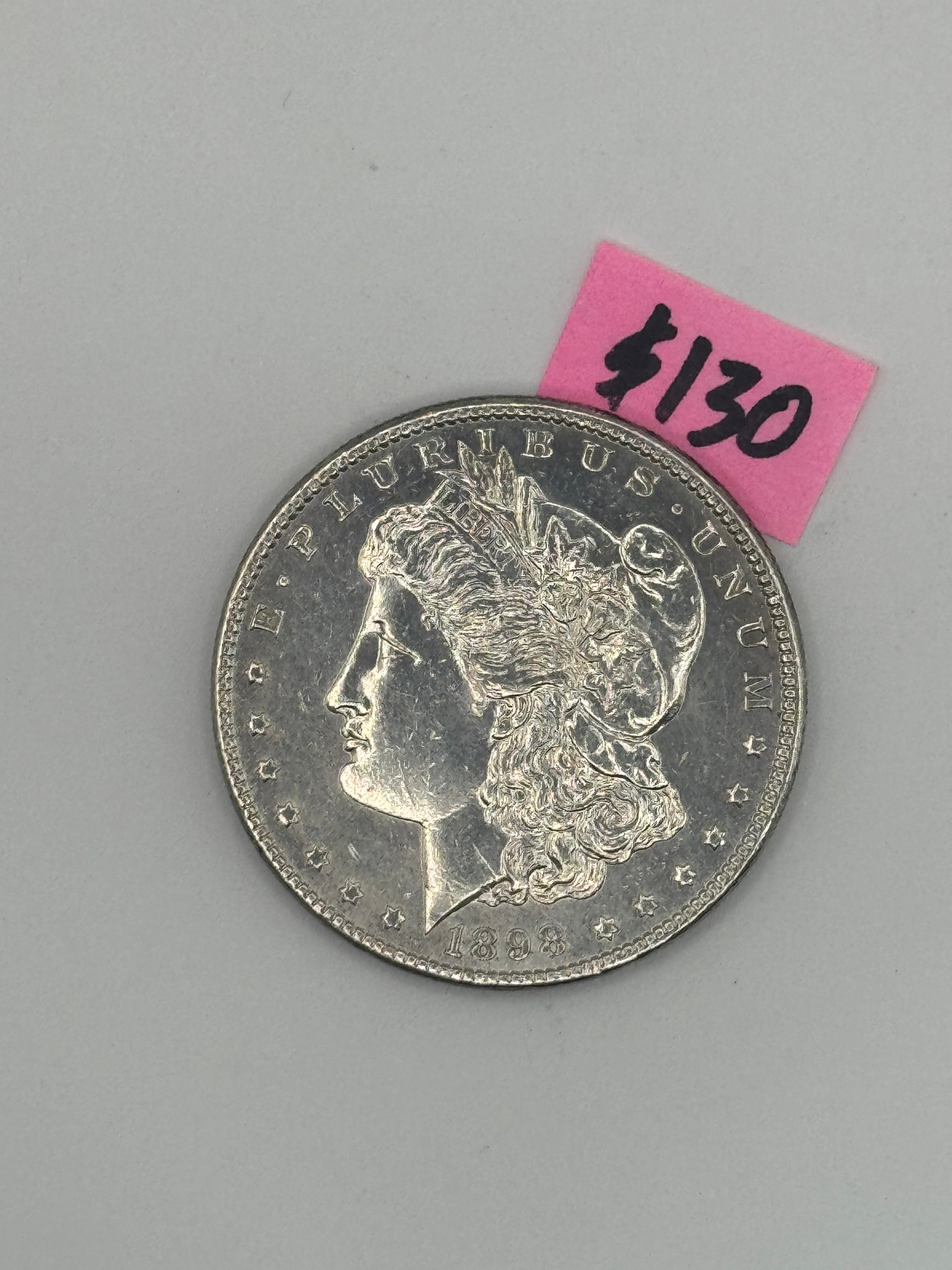1878 - 1921 - US $1 Morgan Dollar Silver Coin