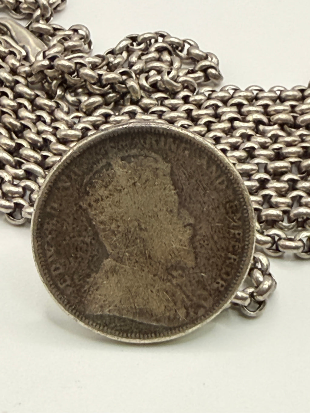 1903 Straits Settlements Necklace Silver - 461.1g