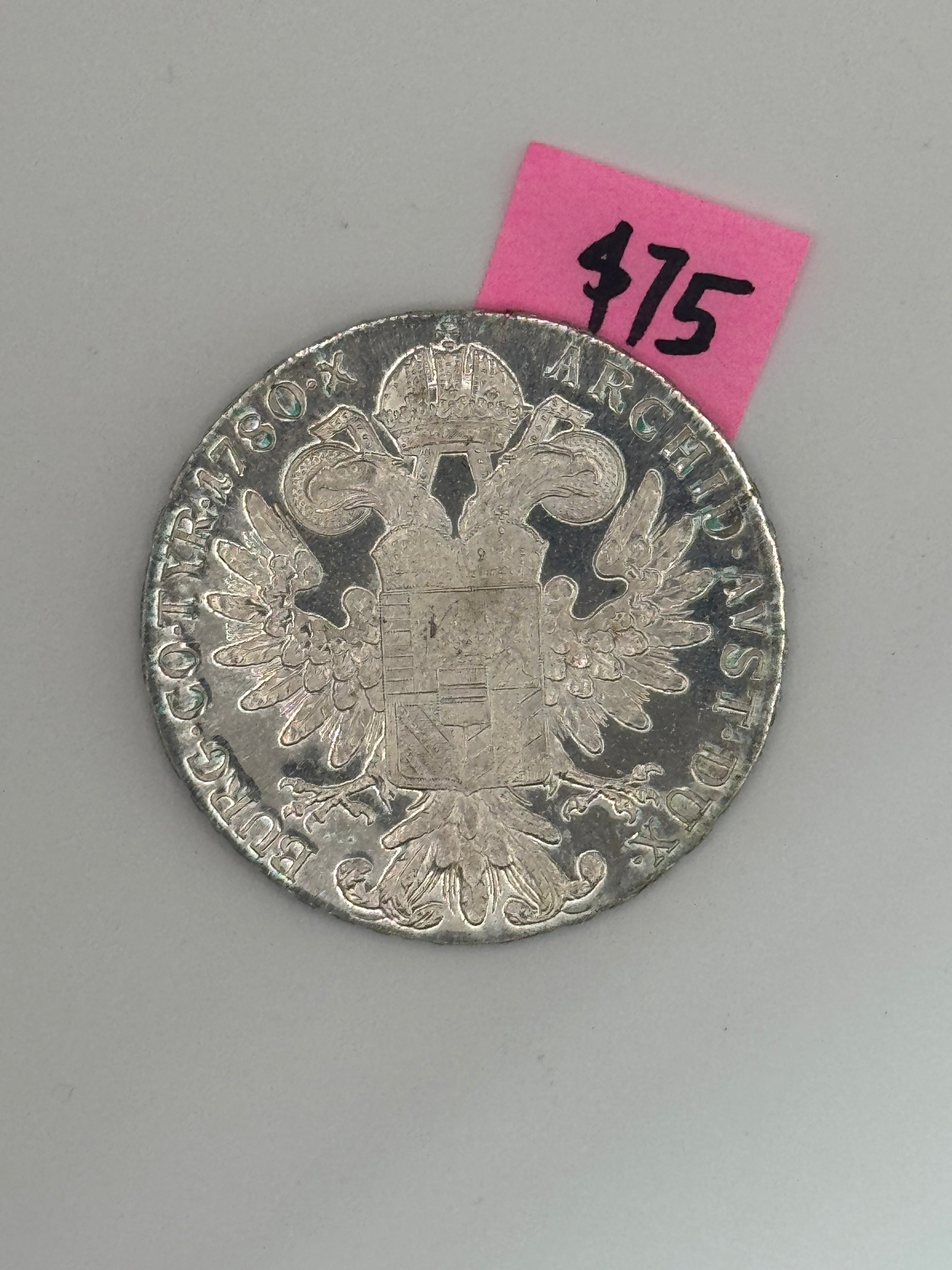 1780 - Austria 1 Thaler Empress Maria Theresia of Habsburg