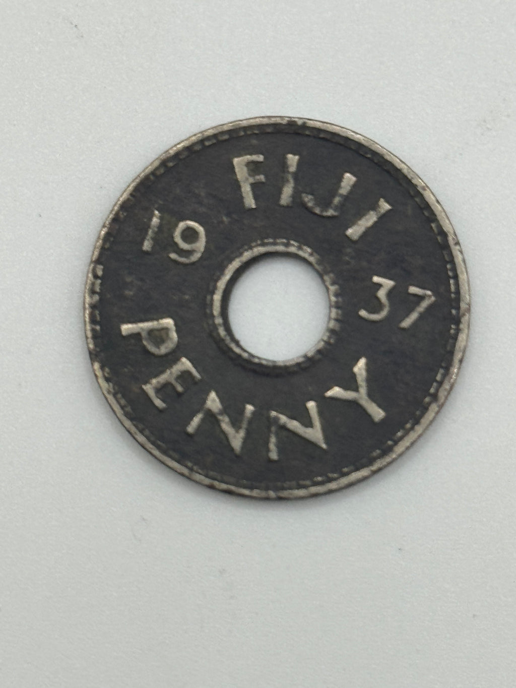 1937 - 1945 - Fiji 1 Penny Copper Coin
