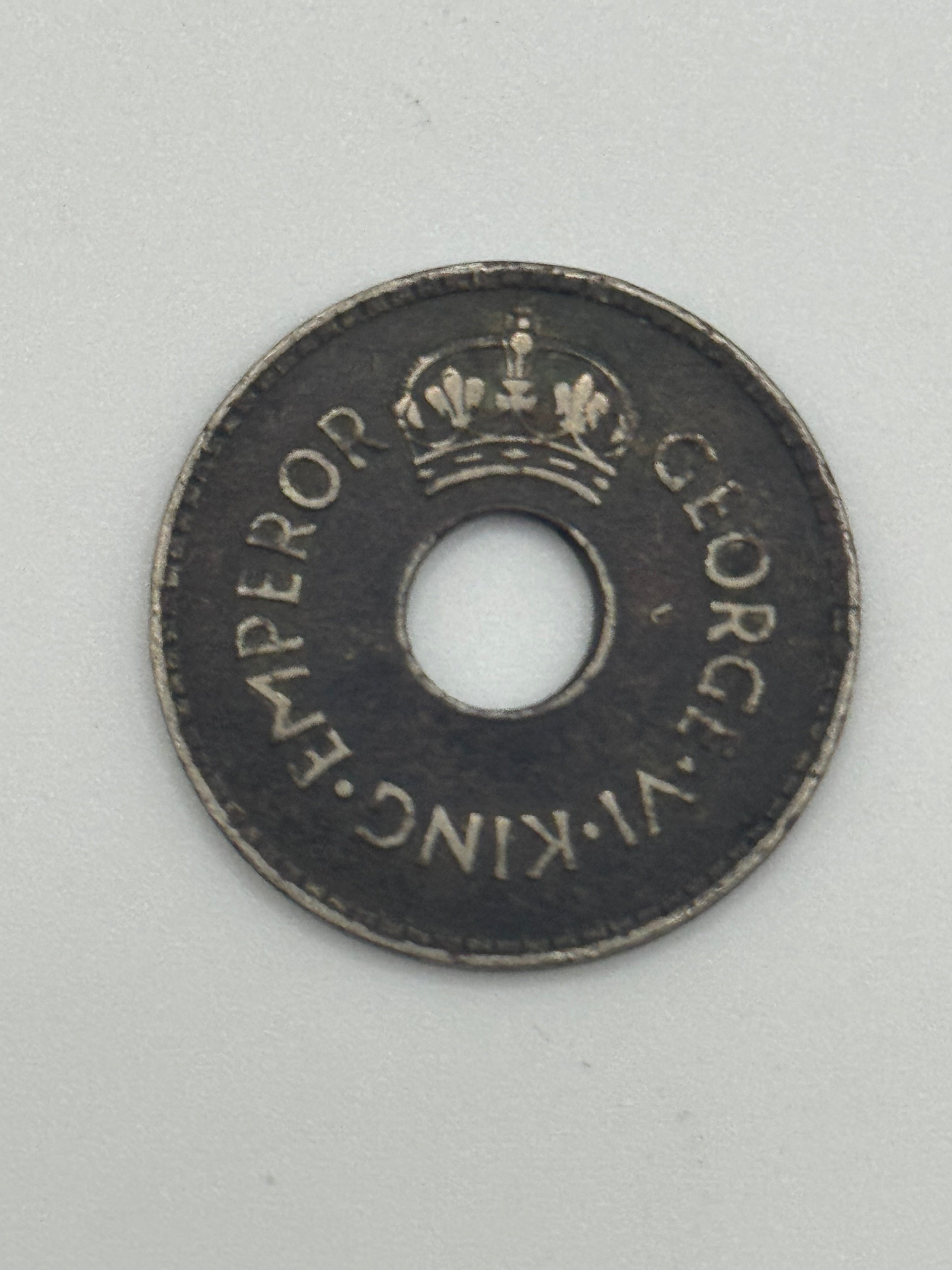 1937 - 1945 - Fiji 1 Penny Copper Coin