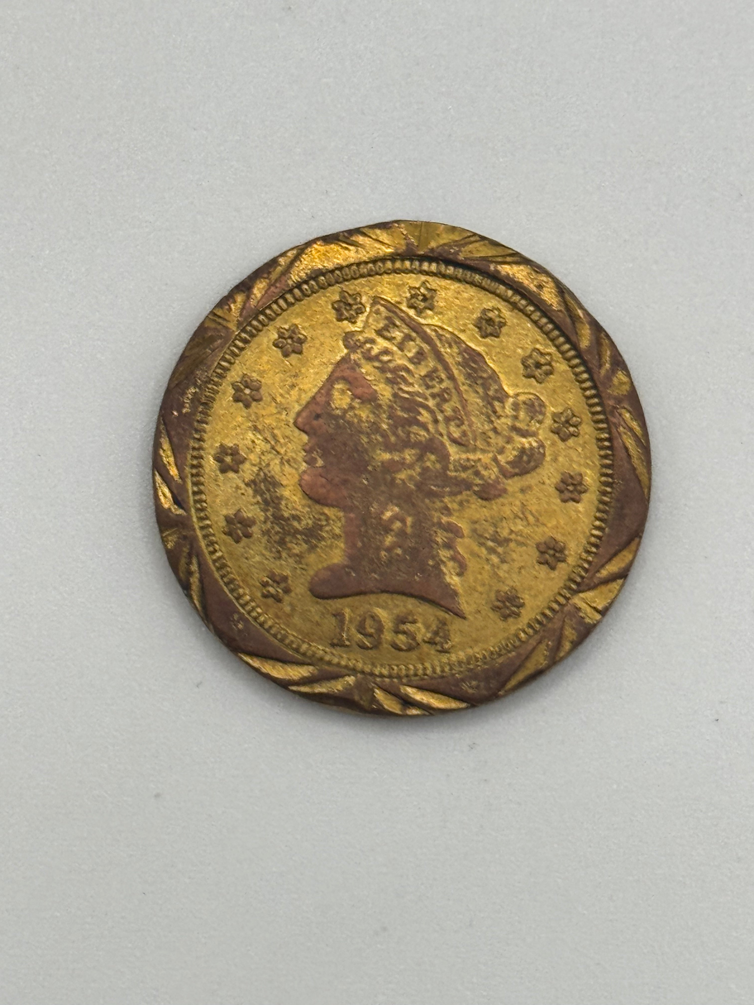 1954年 - 珠宝和饰品现代硬币