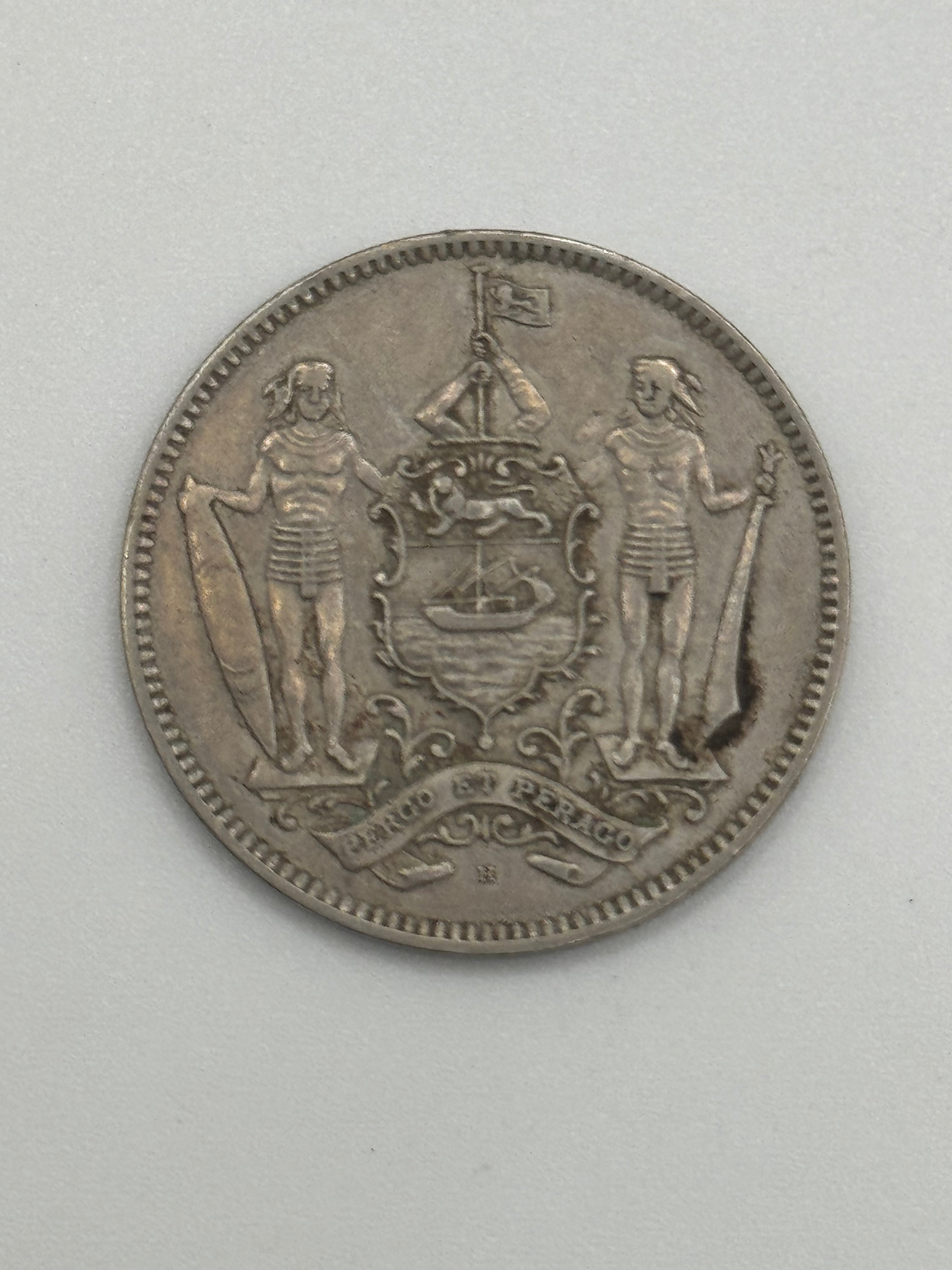 1941 - North Borneo 5c Copper Coin