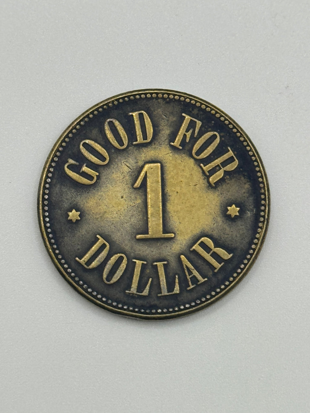 1896 - British North Borneo $1 Copper Coin