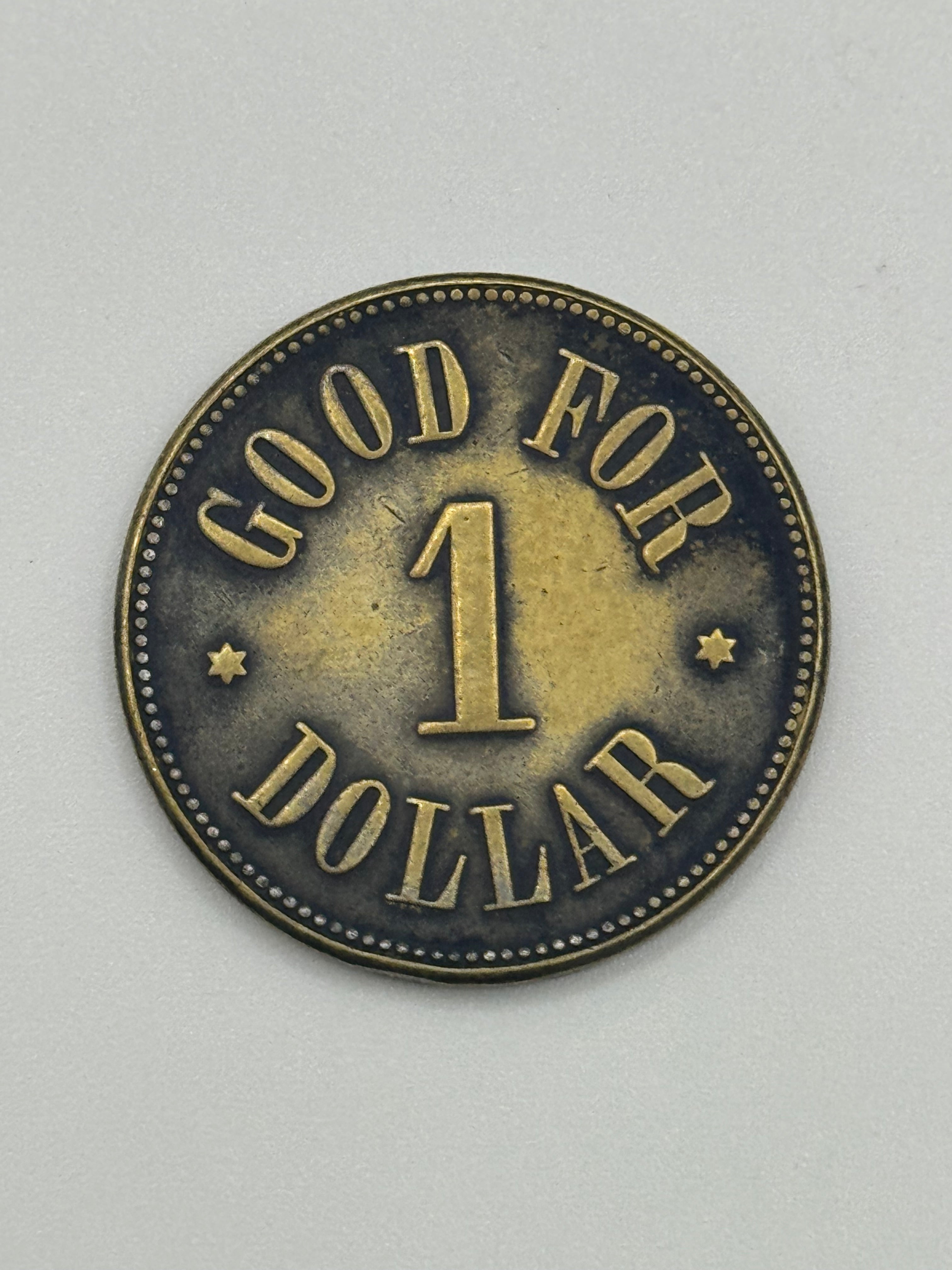 1896 - British North Borneo $1 Copper Coin