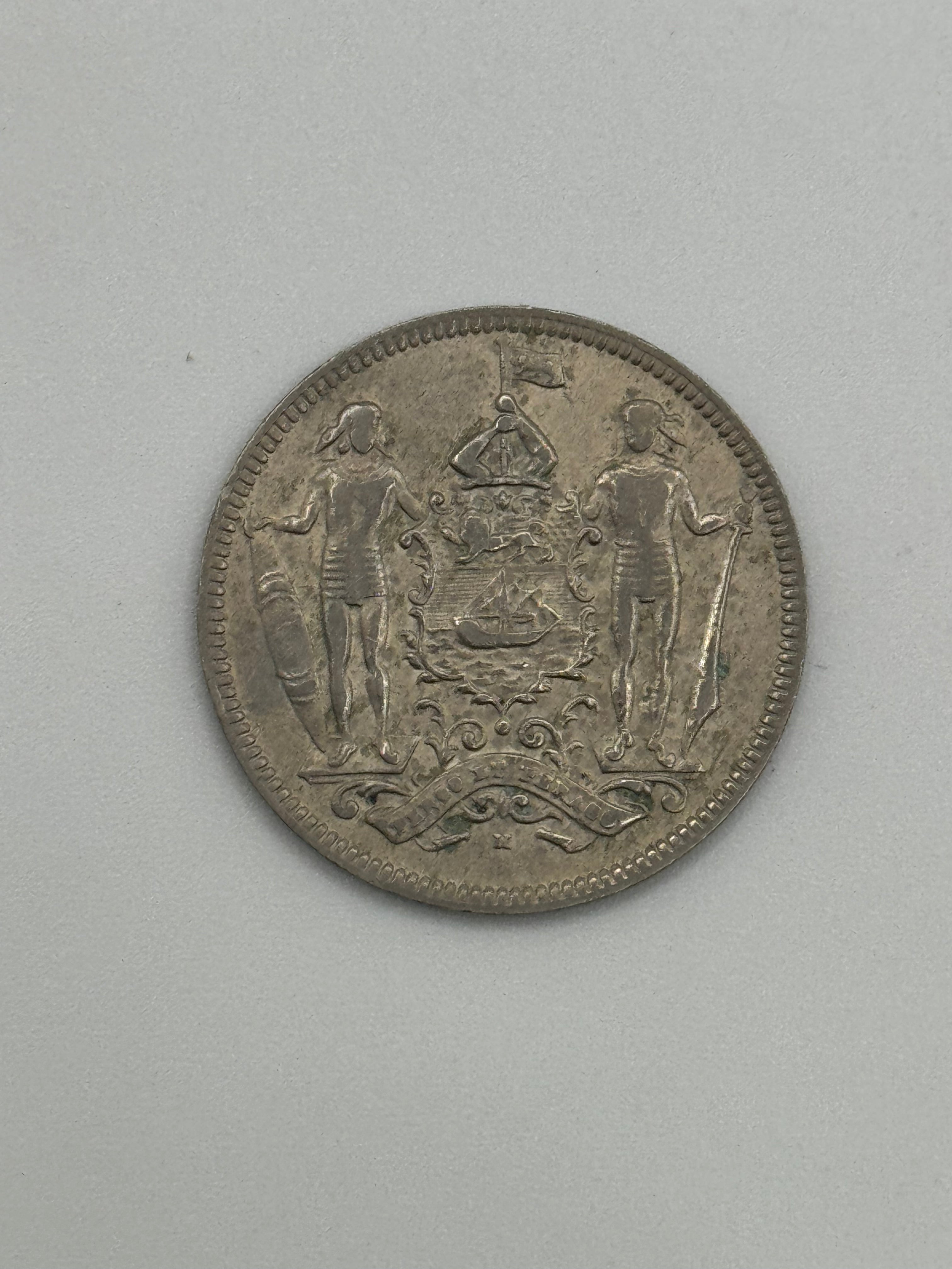 1903 - 1920 - North Borneo 2 1/2c Copper Coin