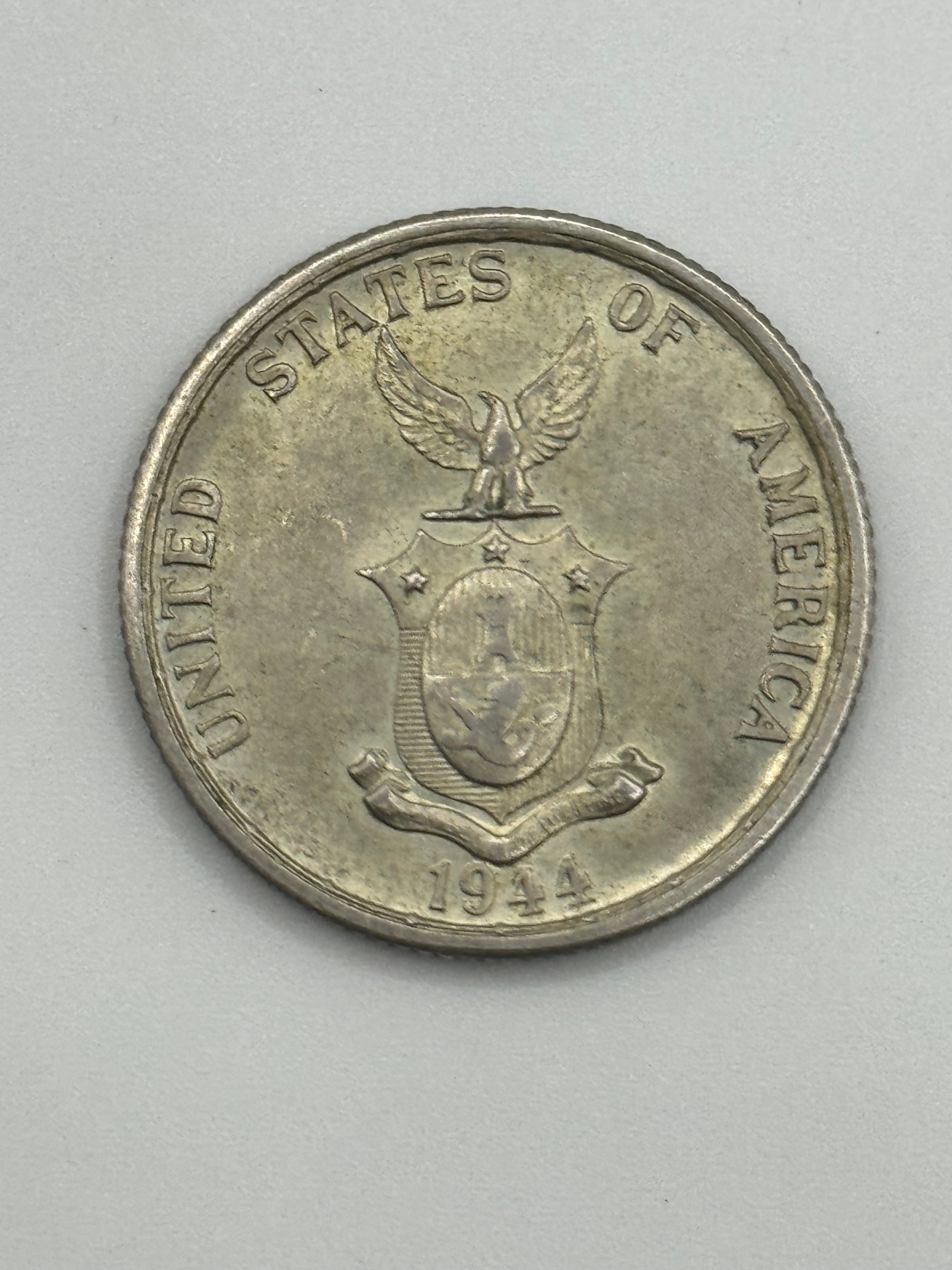 1944 - Philippines 50 Centavos