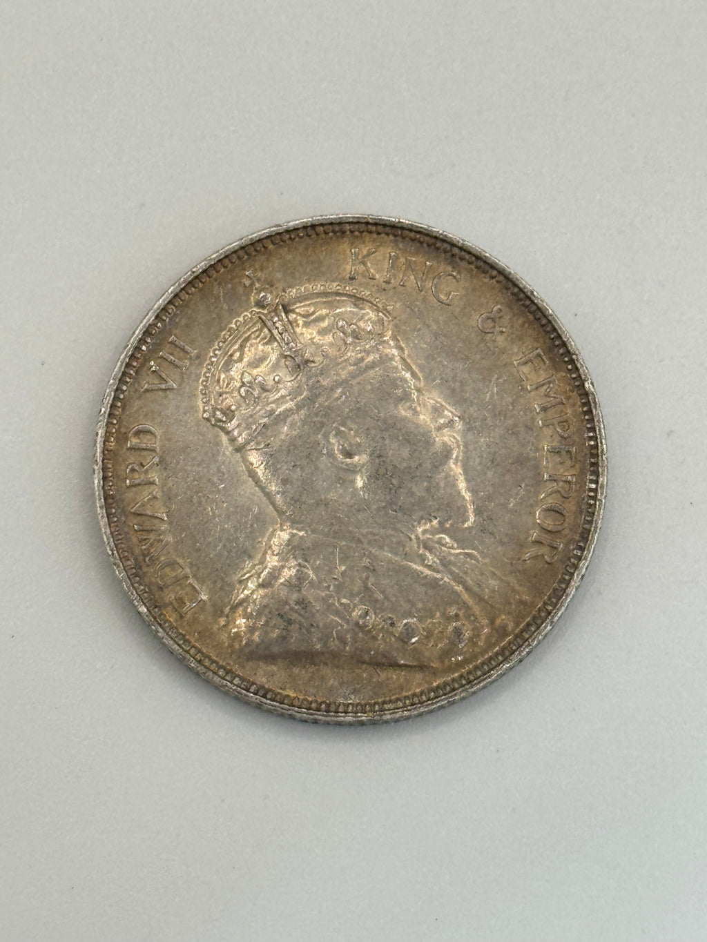 1908 - Straits Settlement 50c Coin