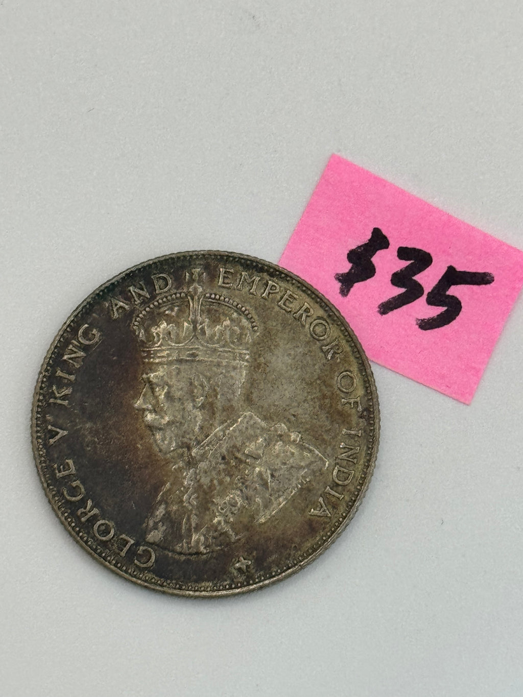 1920 - Straits Settlement 50c Coin
