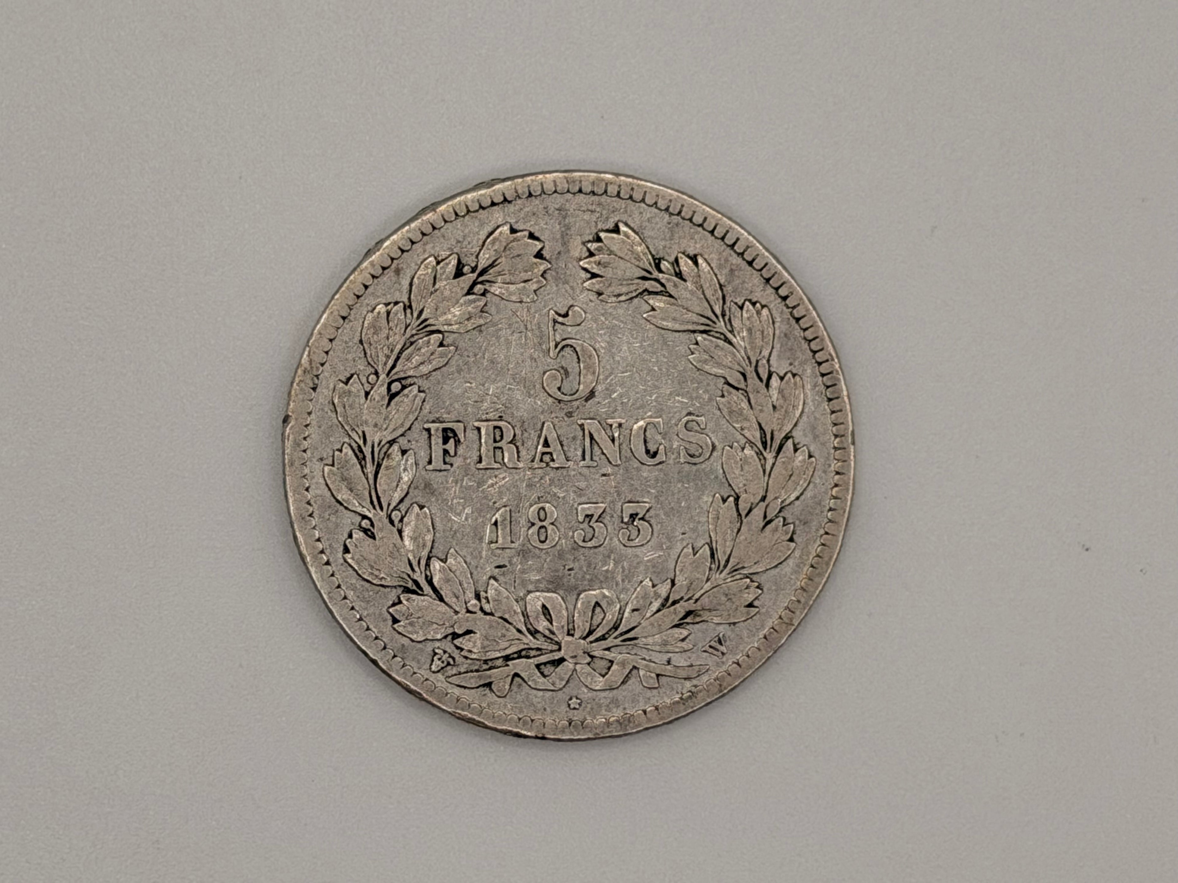 1830 - 1848 年 - 法国 5 法郎银币