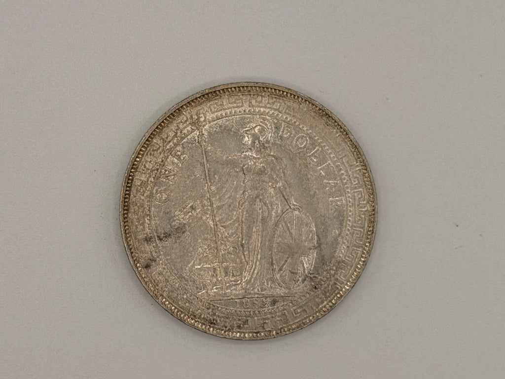 1898 - 1930 年 - 英国贸易银元 1 美元硬币