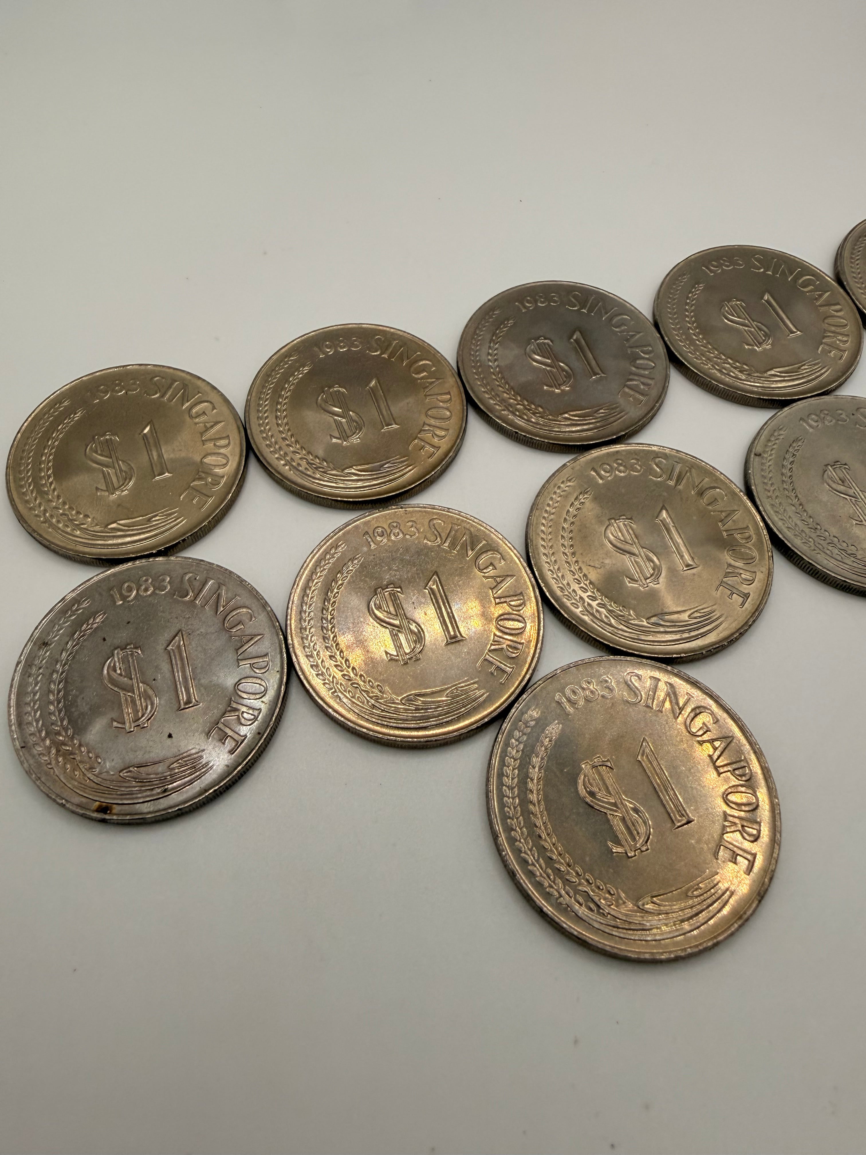 1983 Singapore $1 Coin