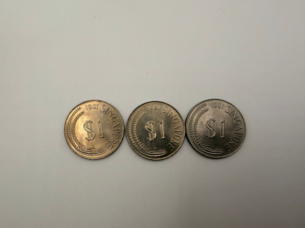 1981 Singapore $1 Coin