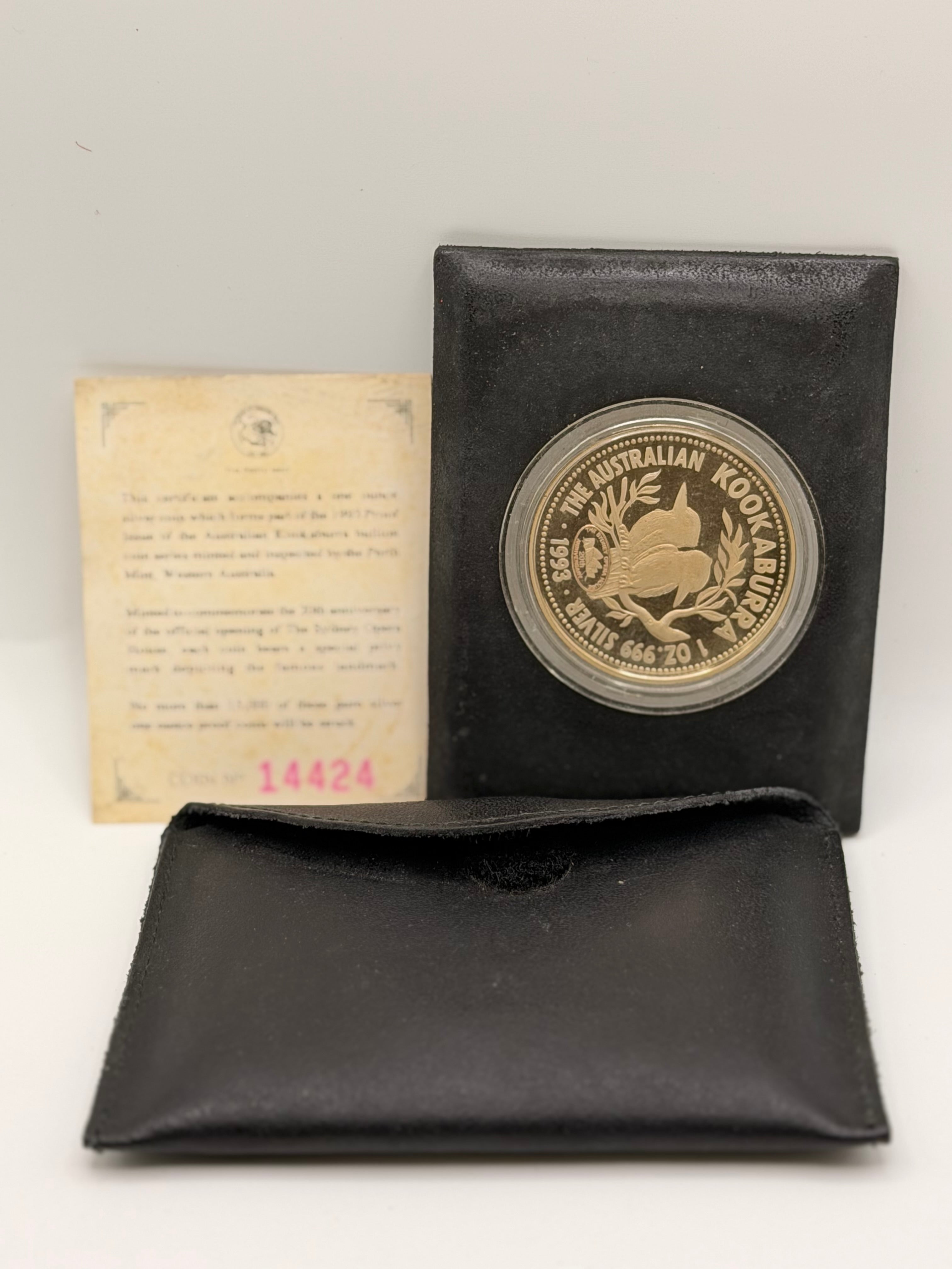 1993 Australian Kookaburra Proof Coin (1st Coin)