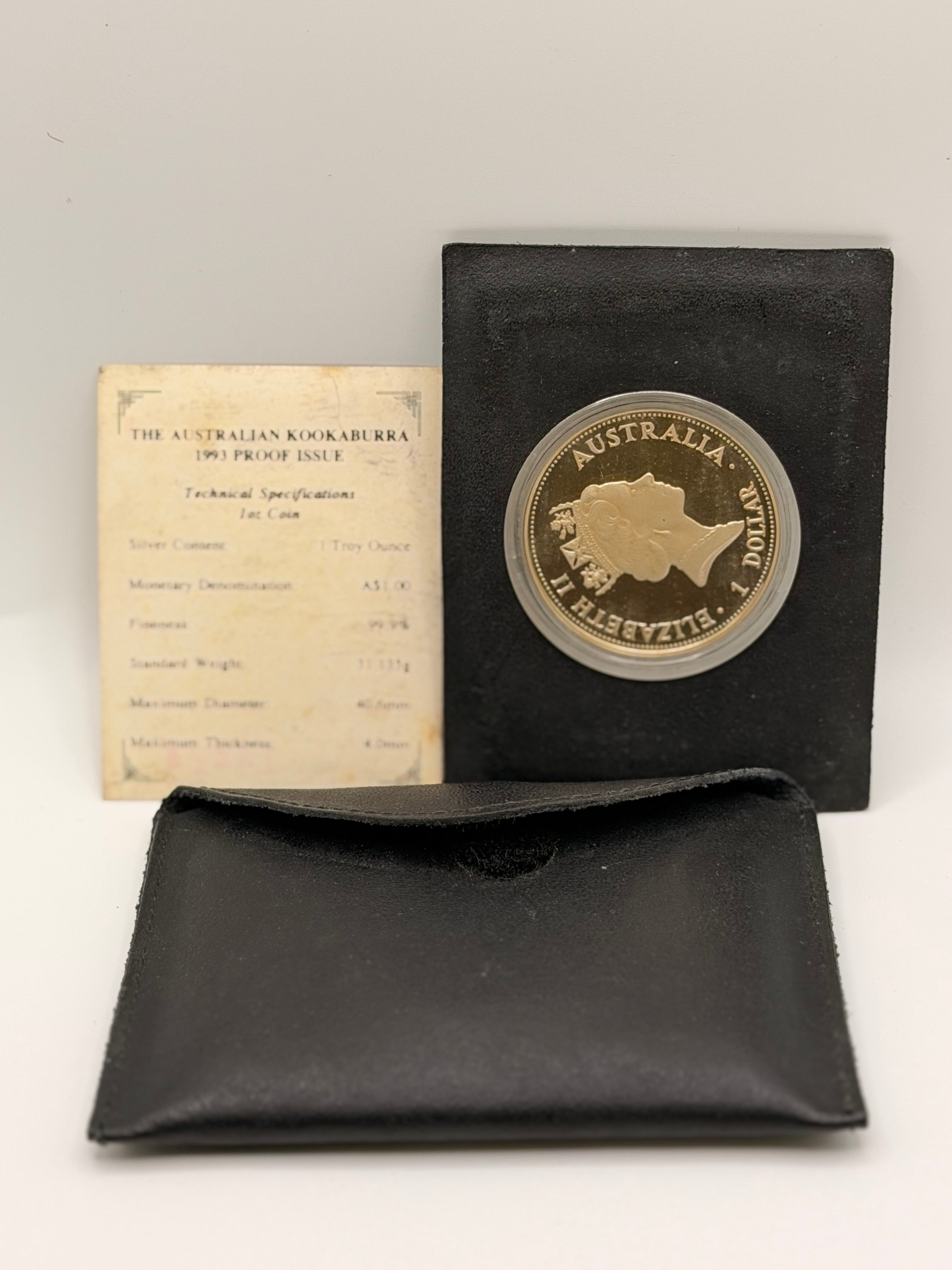 1993 Australian Kookaburra Proof Coin (1st Coin)