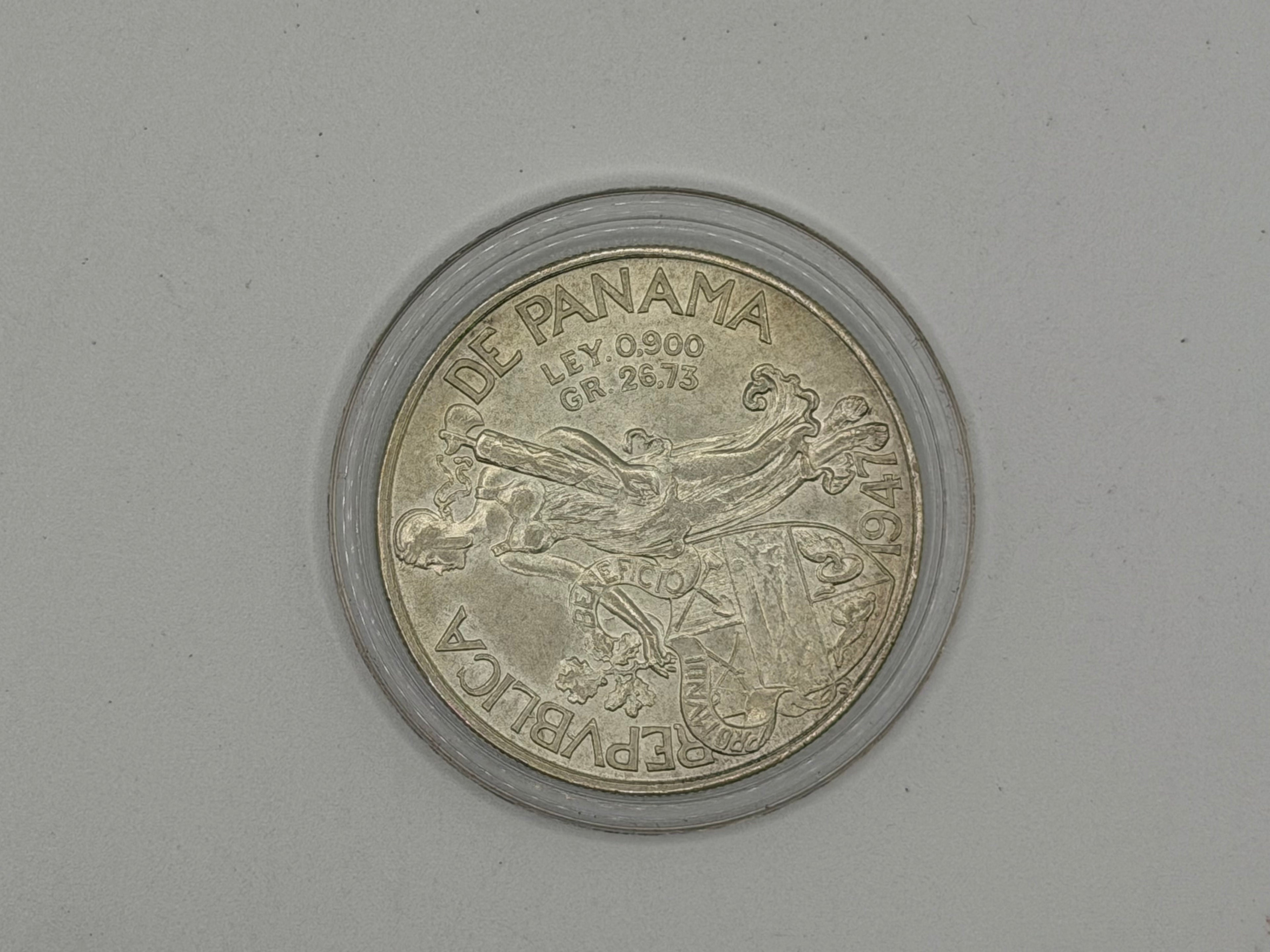 1947年巴拿马1巴波亚硬币