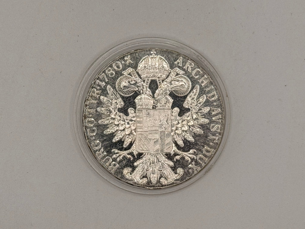 1780 Austria 1 Thaler Maria Theresia Posthumous Coin
