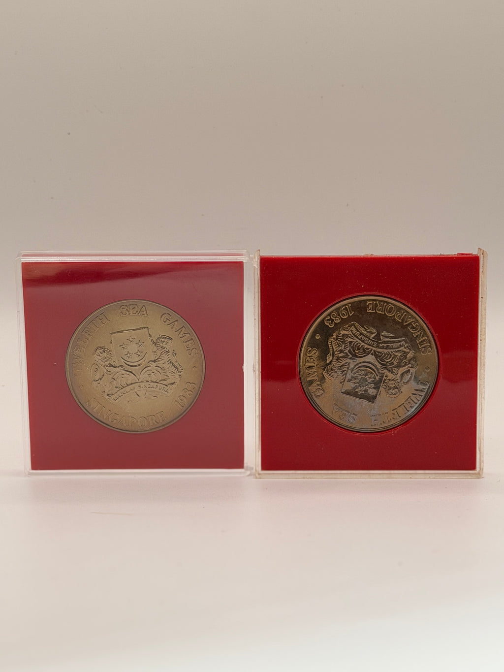 [Set of 2] 1983 Singapore 12th SEA Games $5 Cupro-Nickel Coin