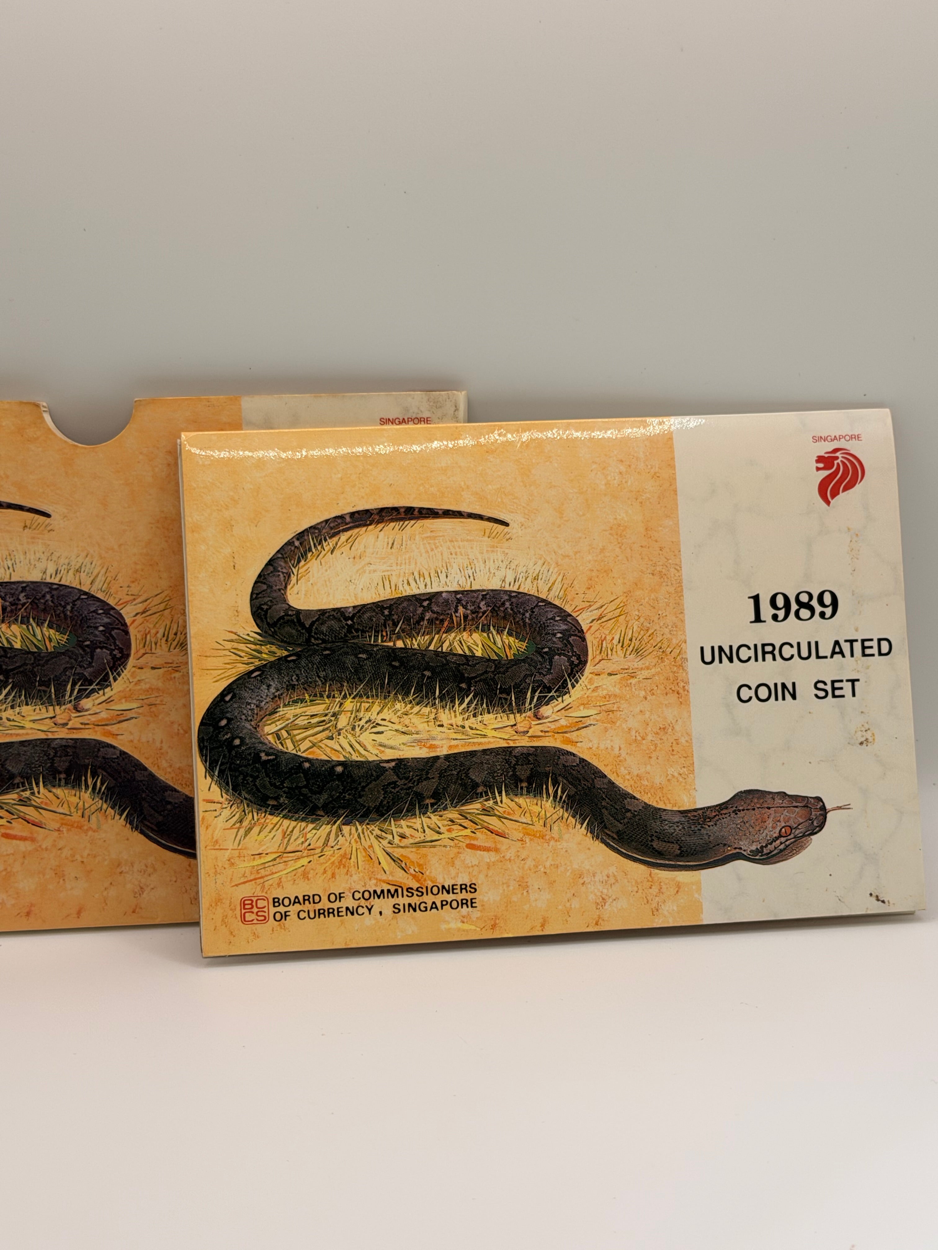 1989年新加坡原封未流通硬币套装（蛇年）