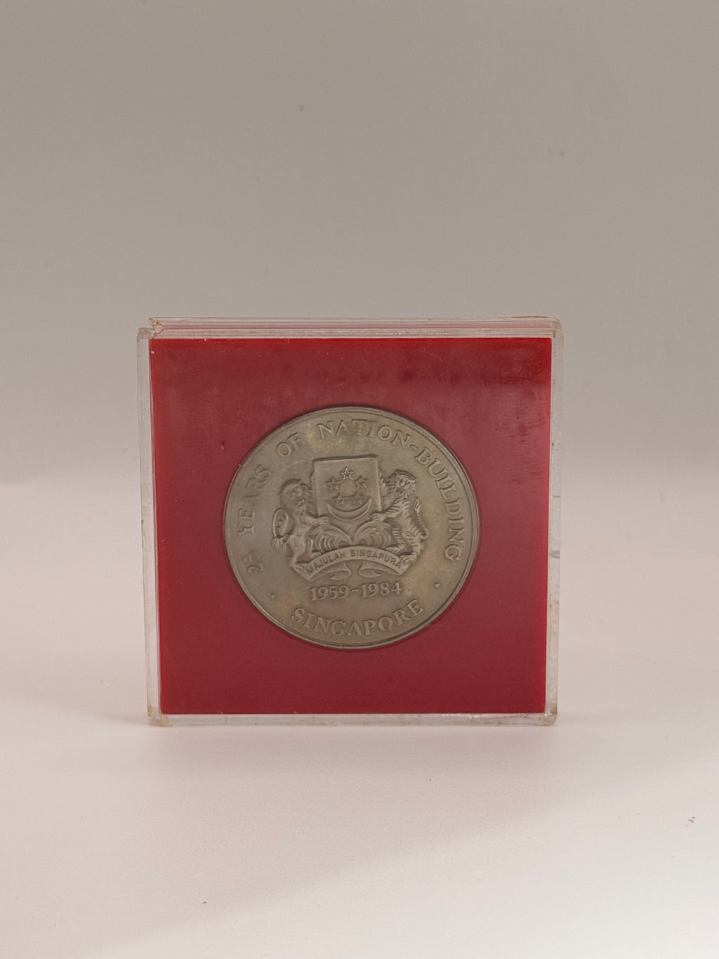 1959 - 1984 Singapore 25 Years of Nation Building $5 Coin