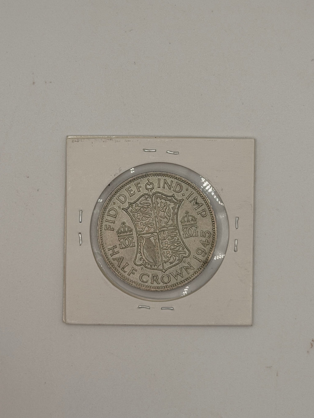 1945 UK George VI ½ Crown Coin