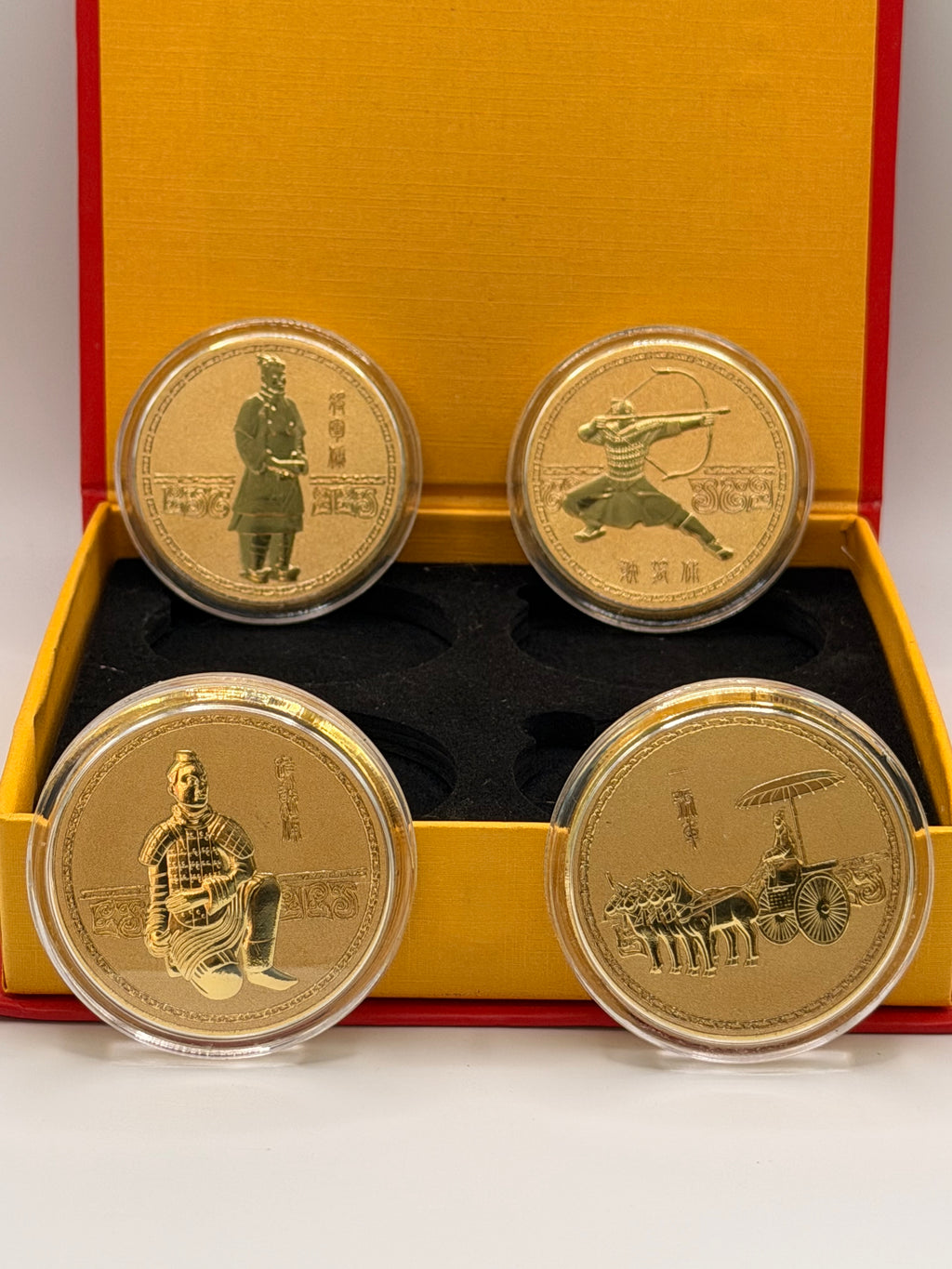 [Set of 4] China Terracotta Warriors Commemorative Coins