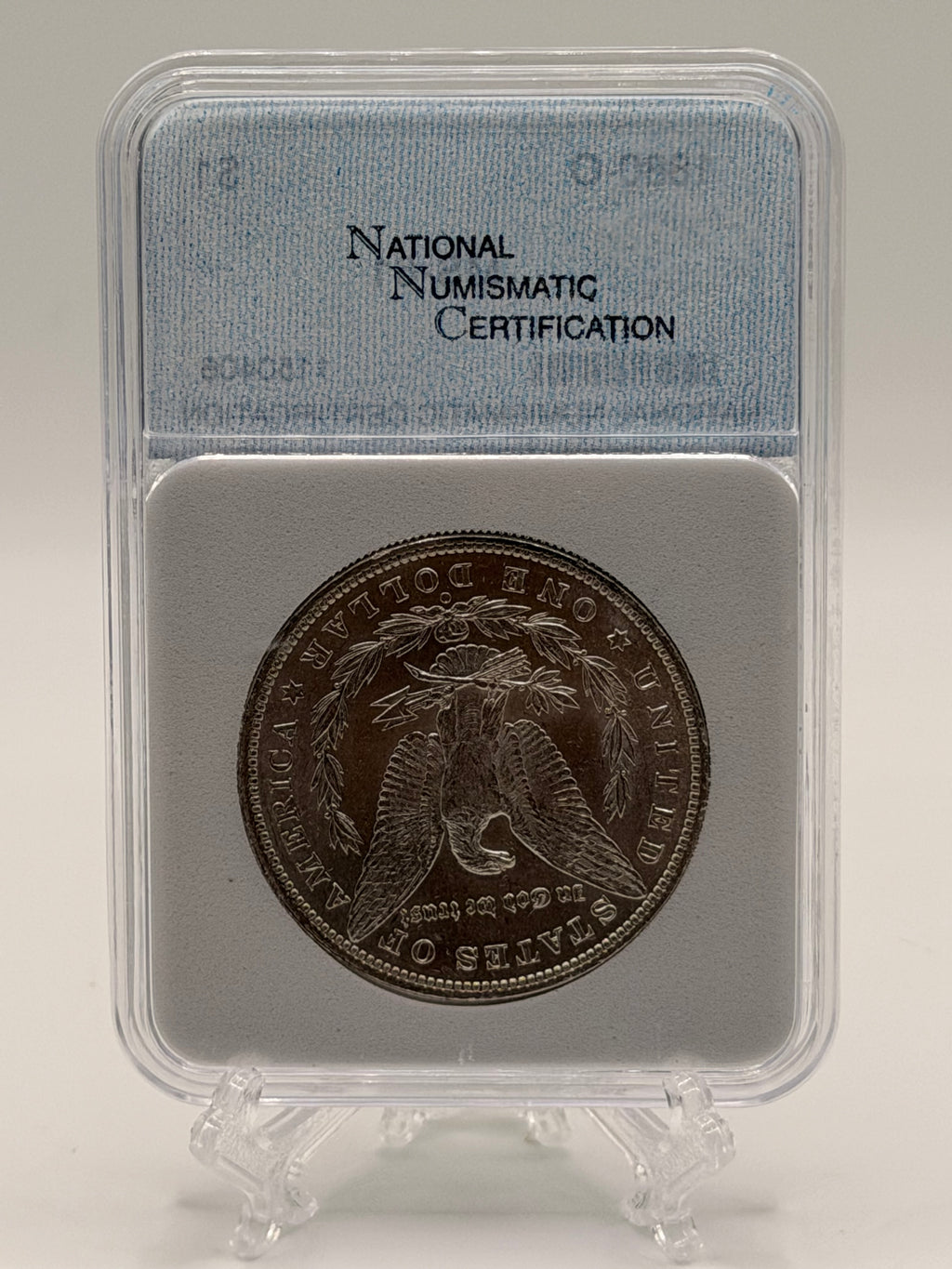1880-O Morgan Silver Dollar MS61 — NNC Certified