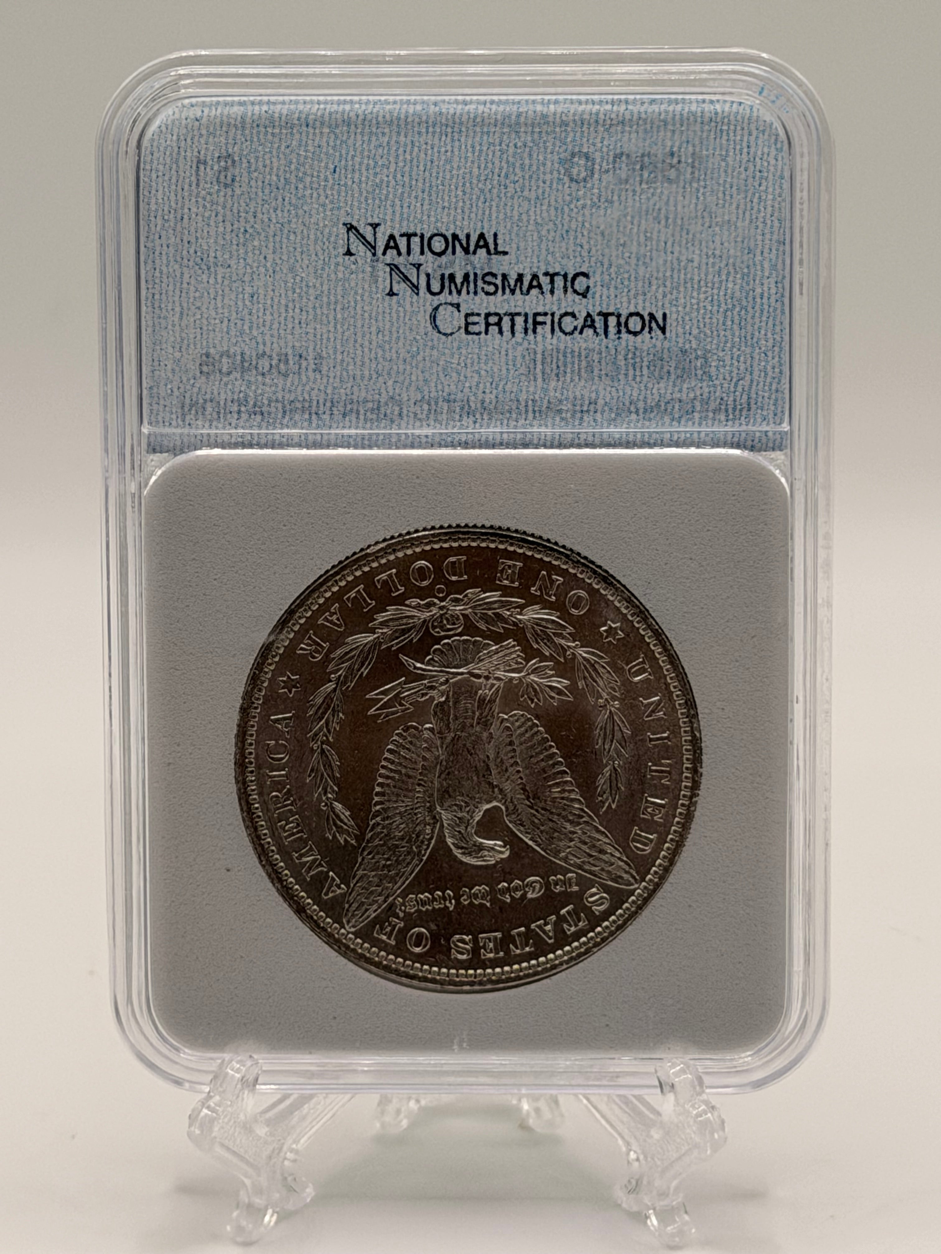 1880-O Morgan Silver Dollar MS61 — NNC Certified