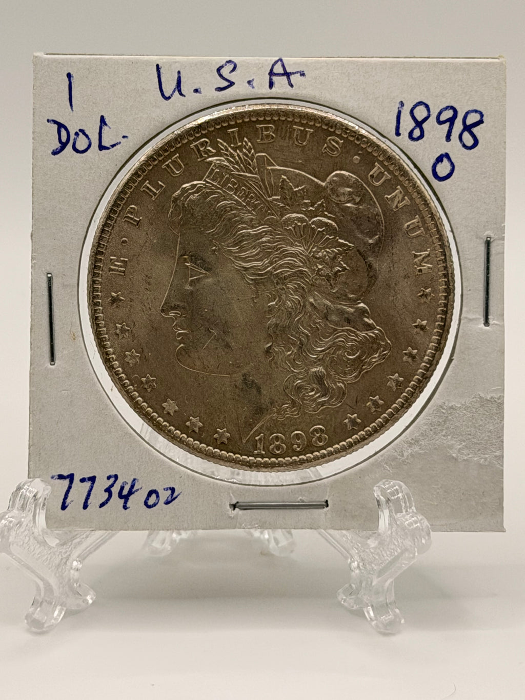 1898 O US $1 Morgan Dollar Silver Coin