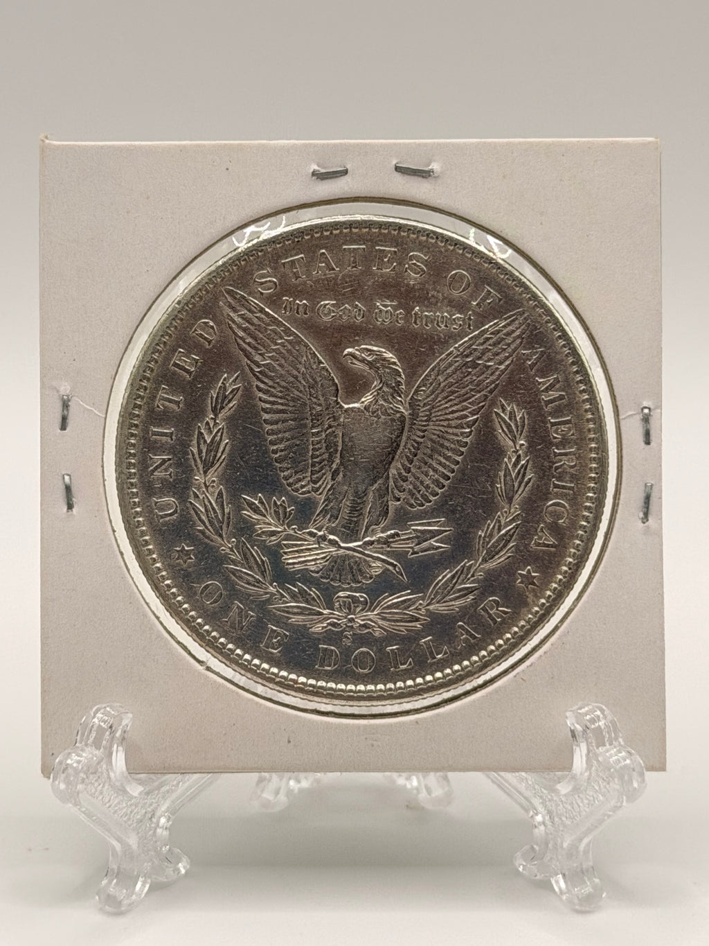 1890 US $1 Morgan Dollar Silver Coin