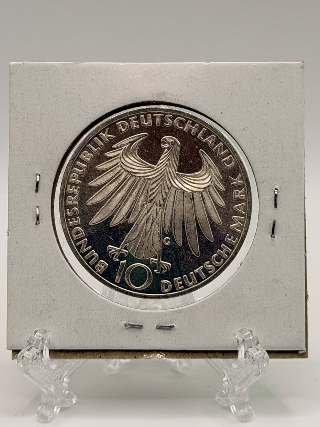 1972 Germany 10 Deutsche Mark Olympic Games in Munich Silver Coin