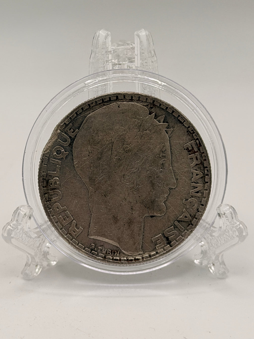 1933 France 20 Francs Silver Coin