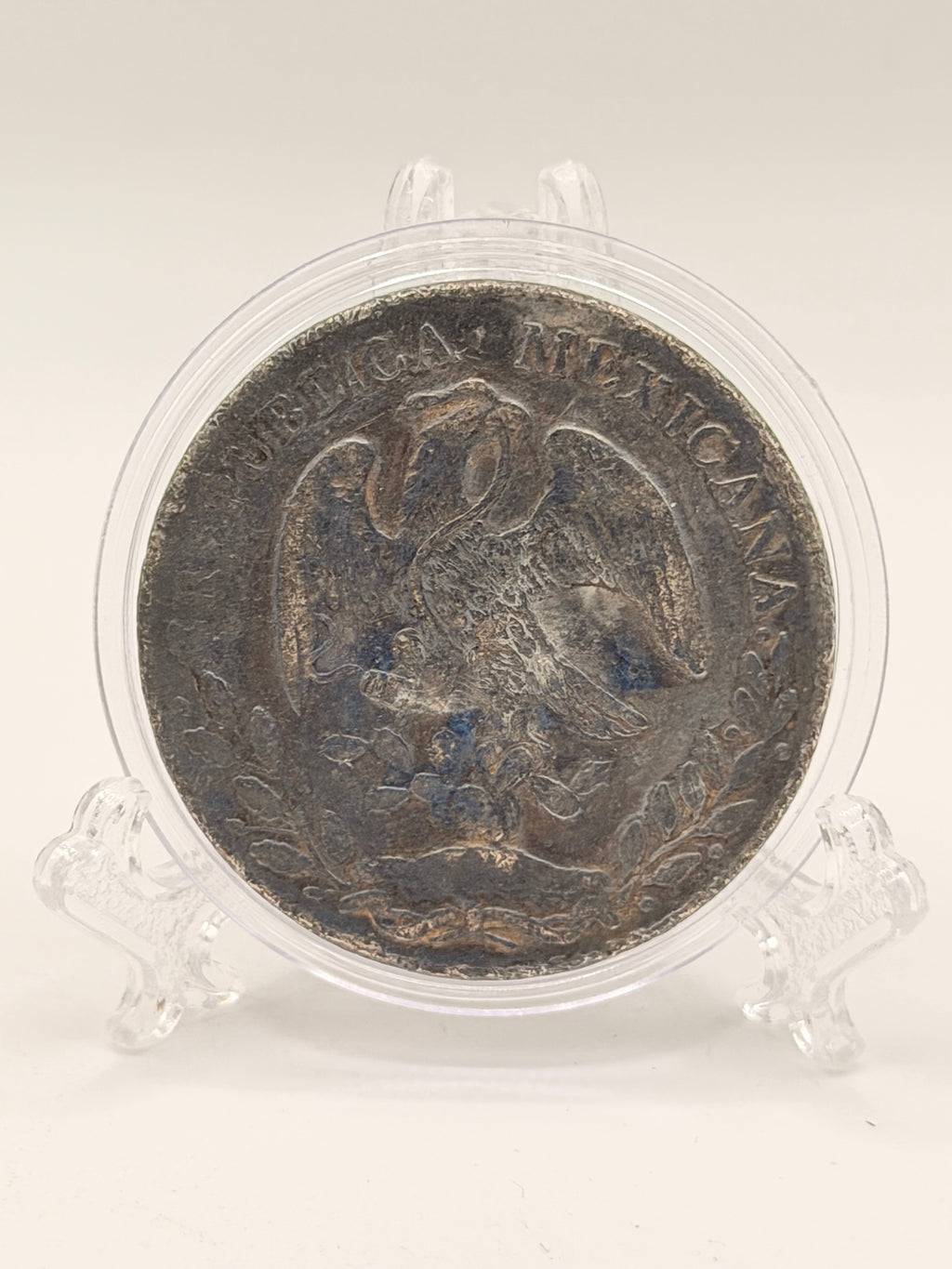 1886 Mexico 8 Reales Coin