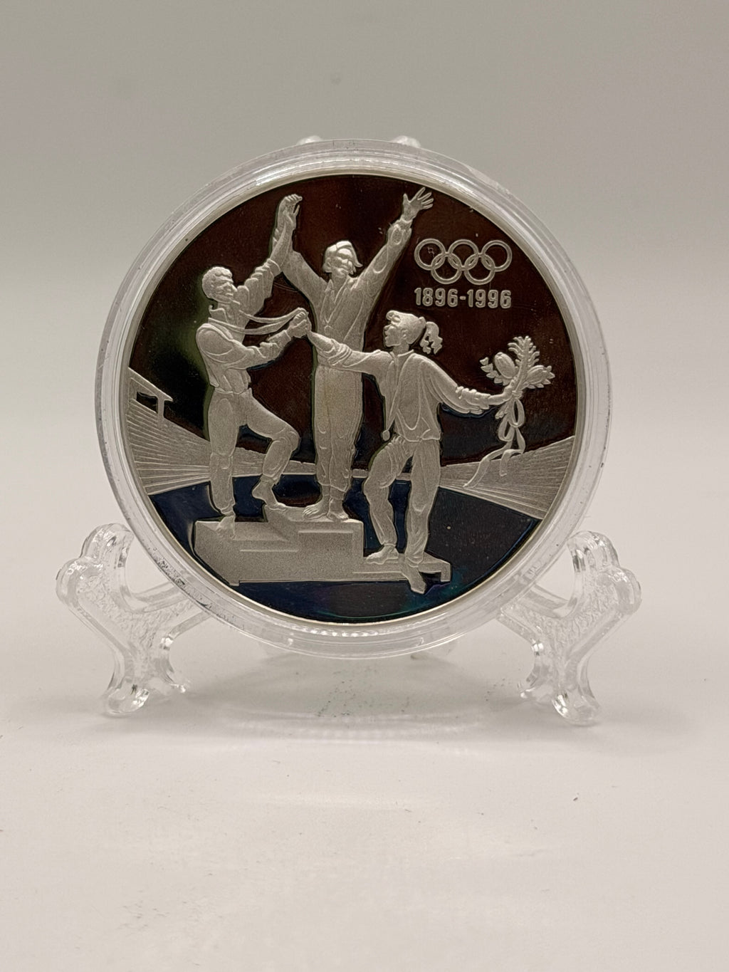 1993 Australia Elizabeth II Olympics Track Proof Silver $20 Coin