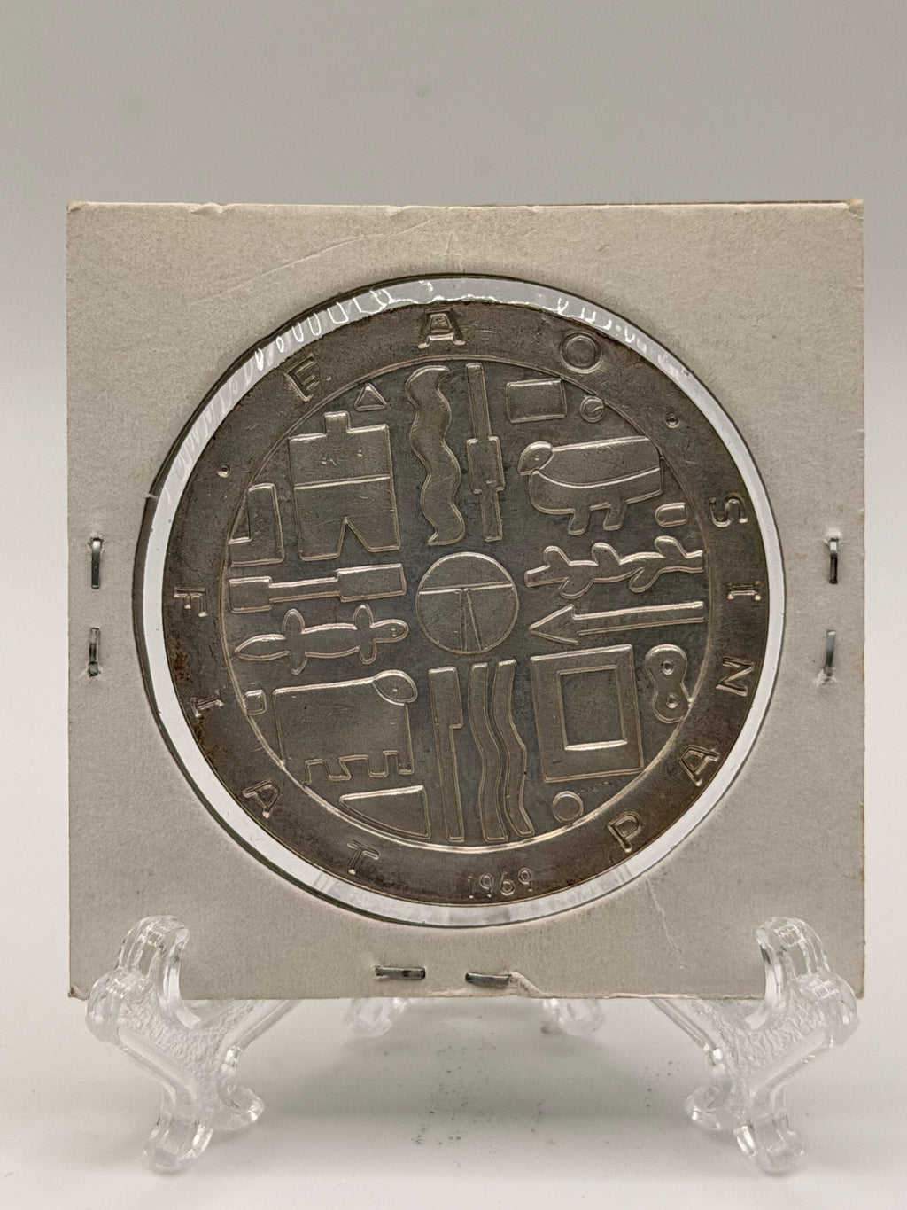 1969 Uruguay 1000 Pesos Silver Proof Coin (FAO)